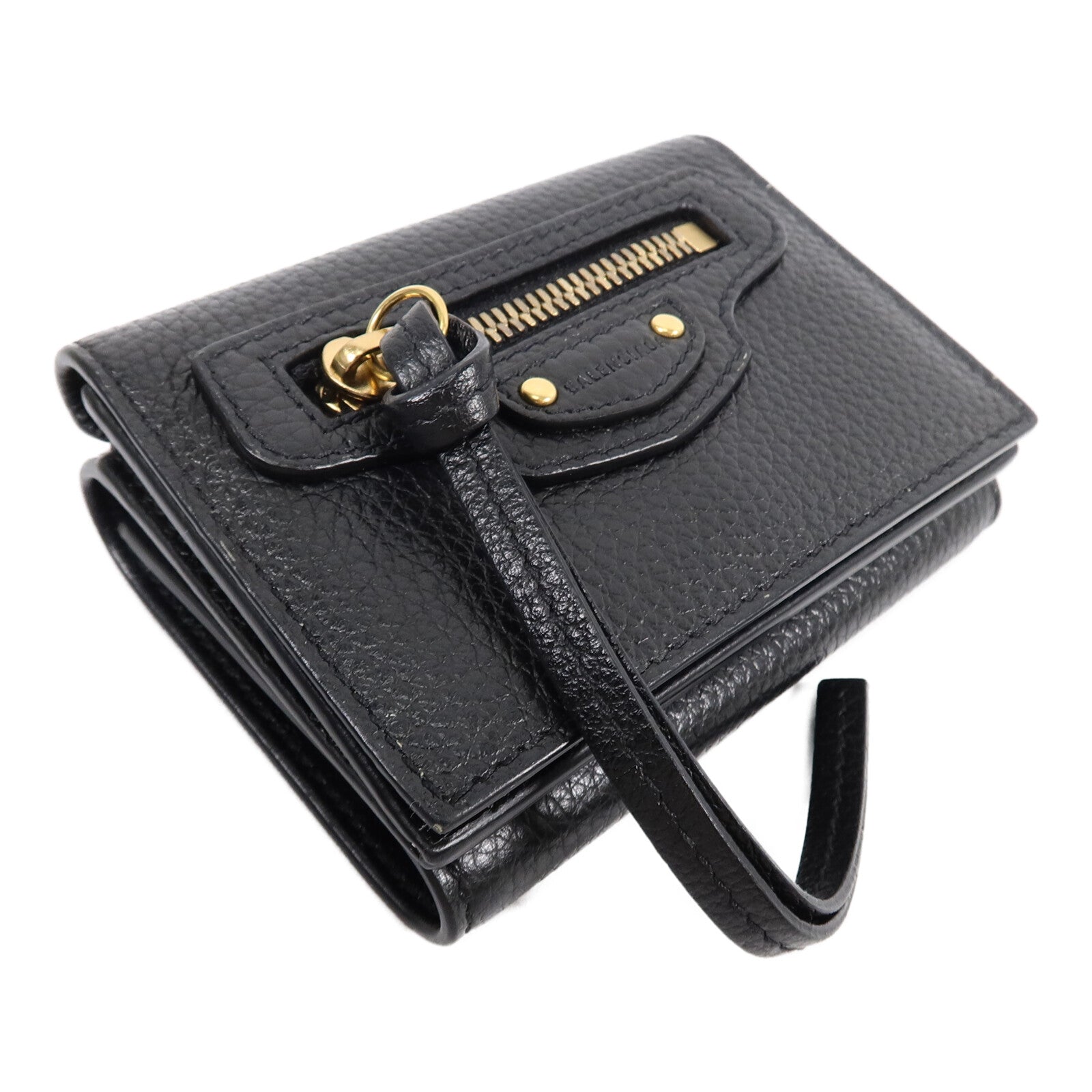 BALENCIAGA 牛皮皮革Neo Classic Mini Wallet錢包