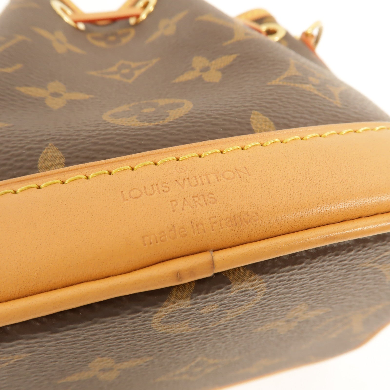 LOUIS VUITTON Monogram Nano Noe金扣手挽肩背兩用袋
