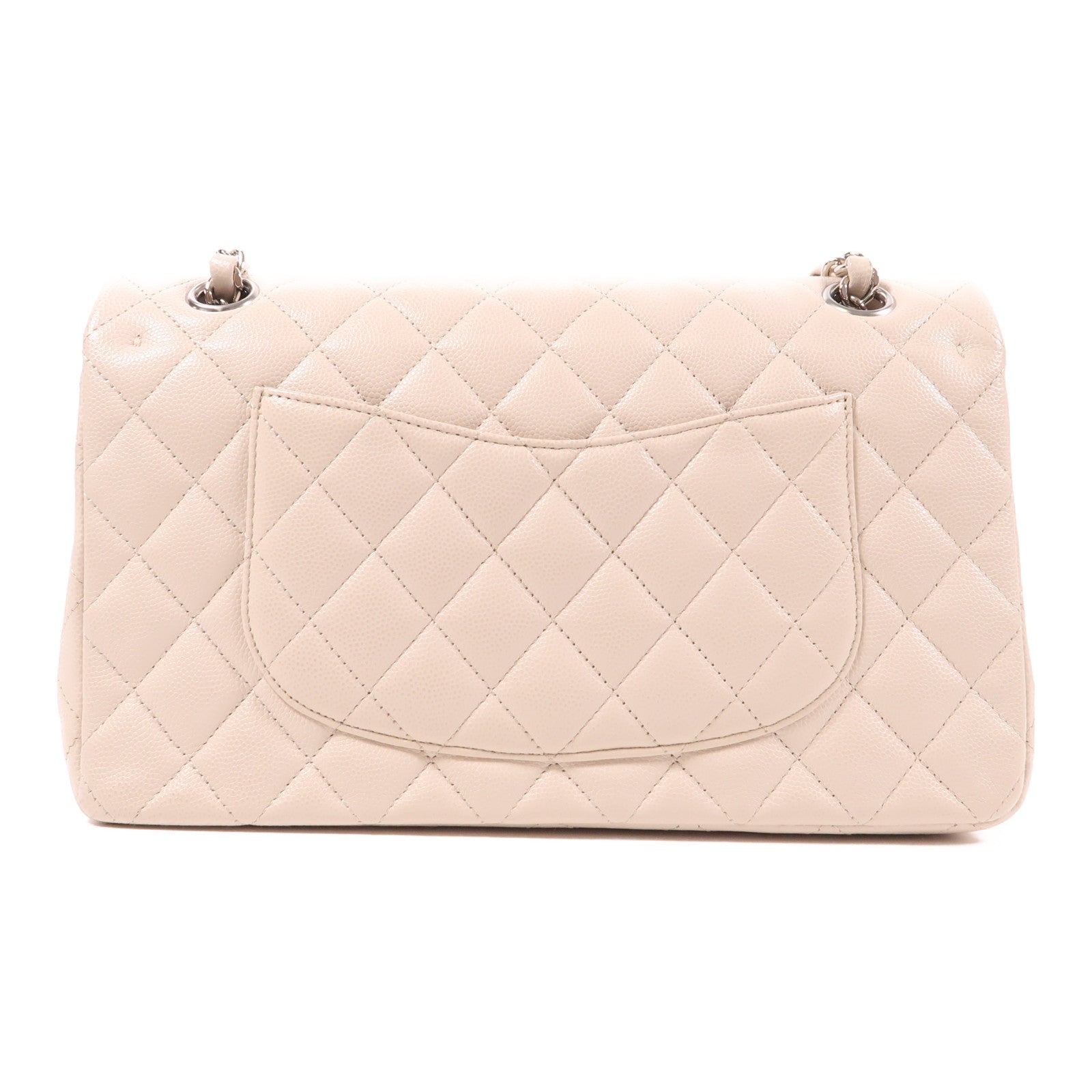 CHANEL 牛皮皮革Classic 25銀扣鏈帶肩背袋