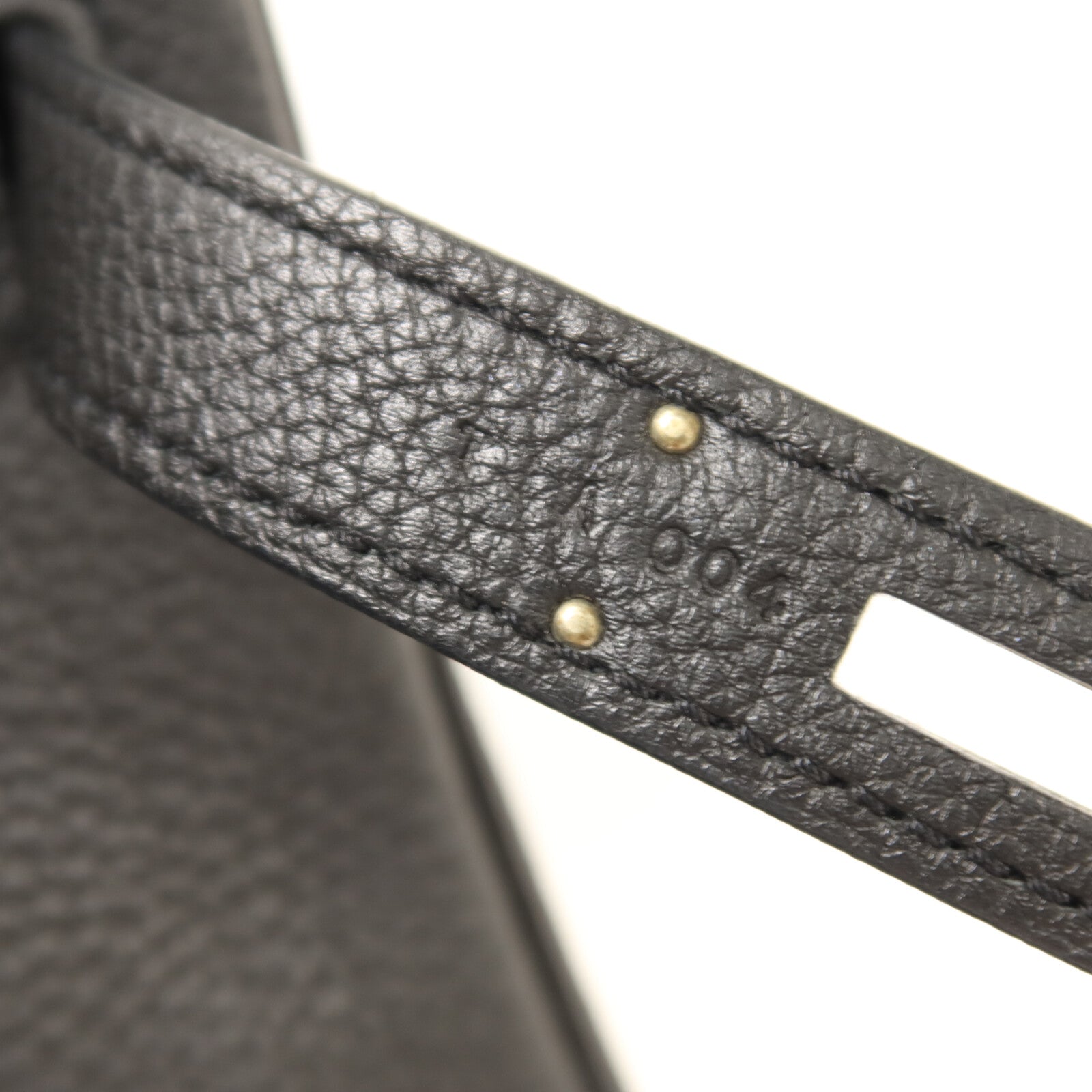HERMES Togo皮革Birkin 30銀扣手挽袋Noir