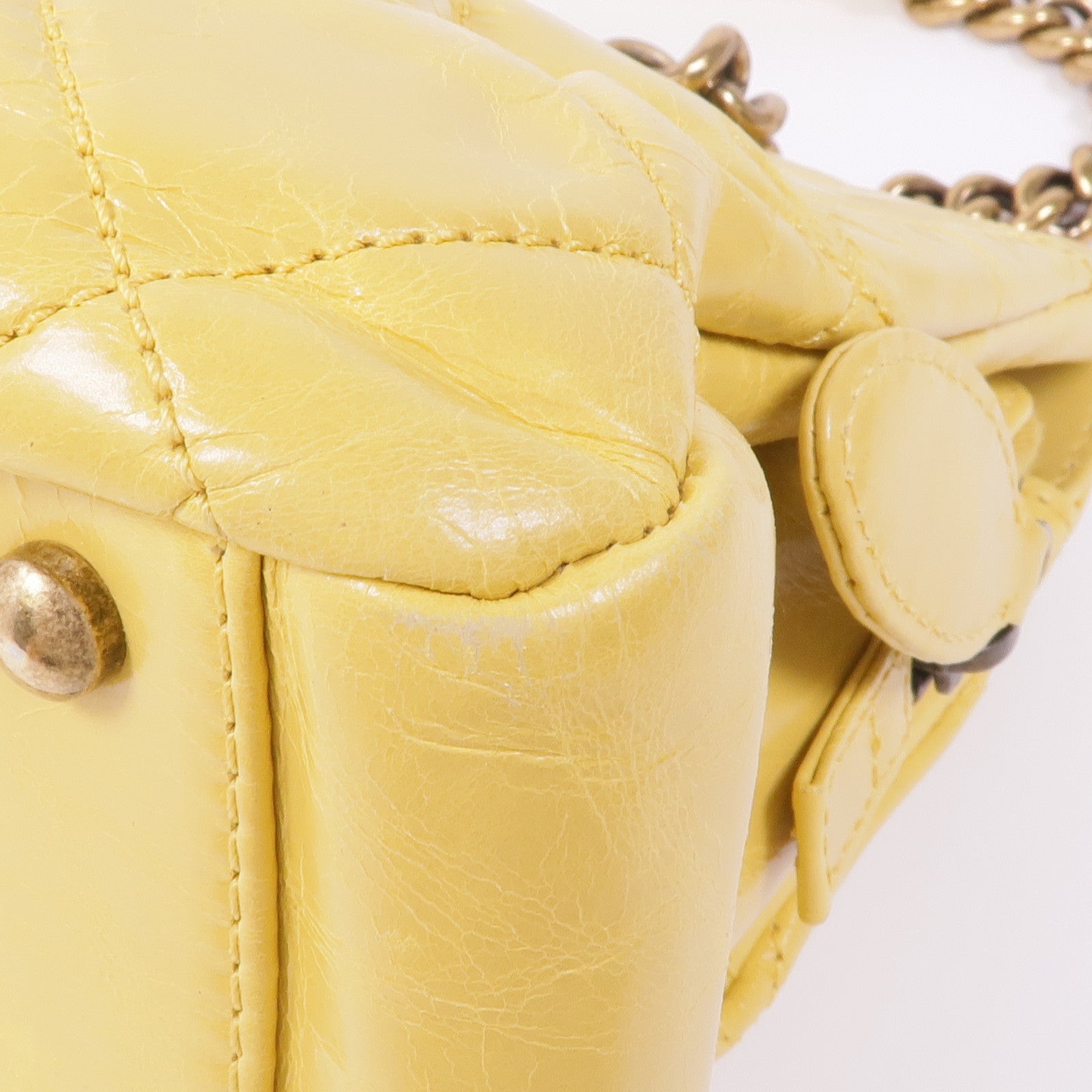 CHANEL 牛皮皮革2.55 Chain Shoulder金扣鏈帶肩背袋