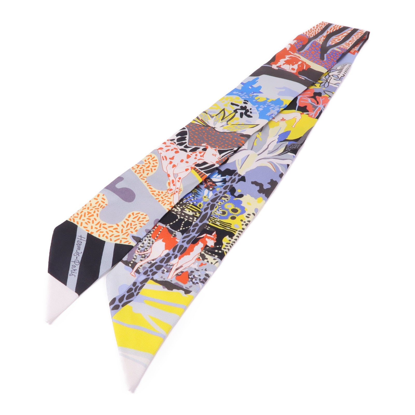 HERMES 絲質Twilly絲巾