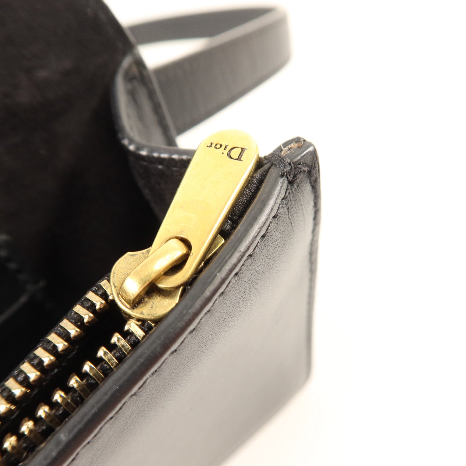 Dior 牛皮皮革Saddle Belt bag金扣腰包