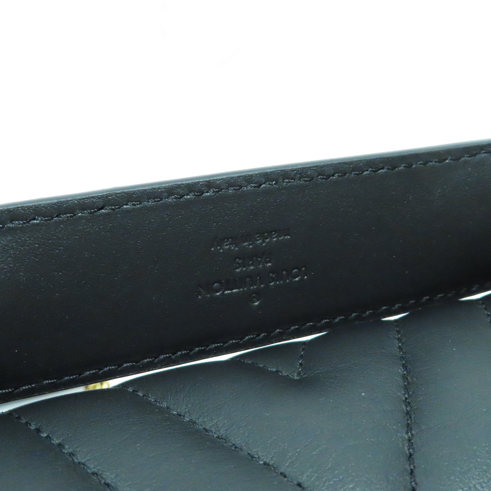 LOUIS VUITTON 牛皮皮革New Wave MM金扣手挽肩背兩用袋黑色