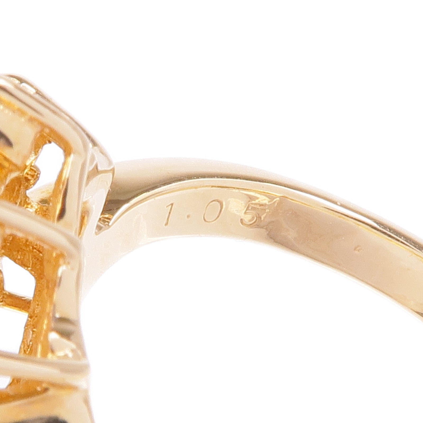 JEWELRY 18K黃金Diamond Ring鑽石戒指US#4.5