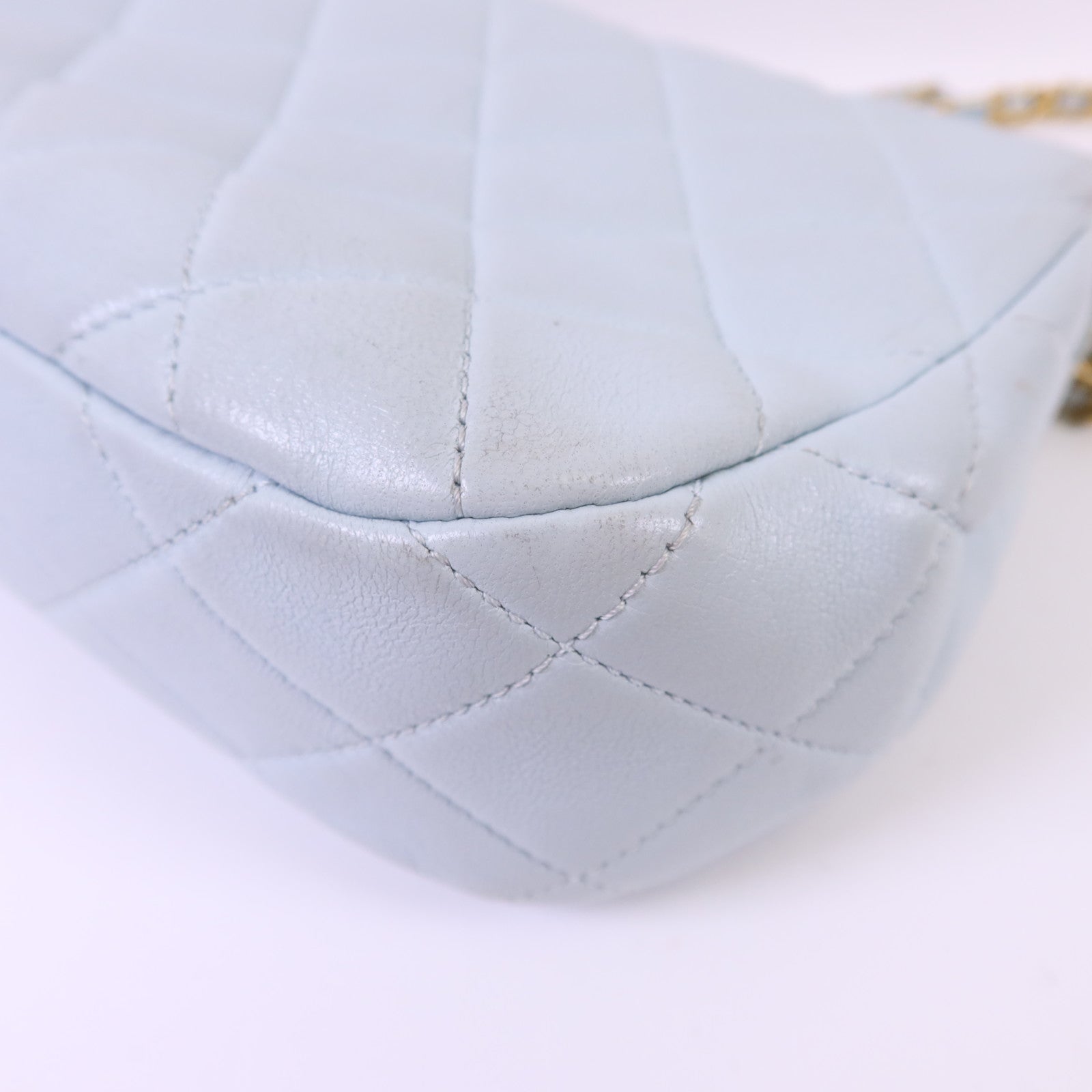 CHANEL 【激減優惠】牛皮皮革Chain Shoulder Bag金扣鏈帶肩背袋