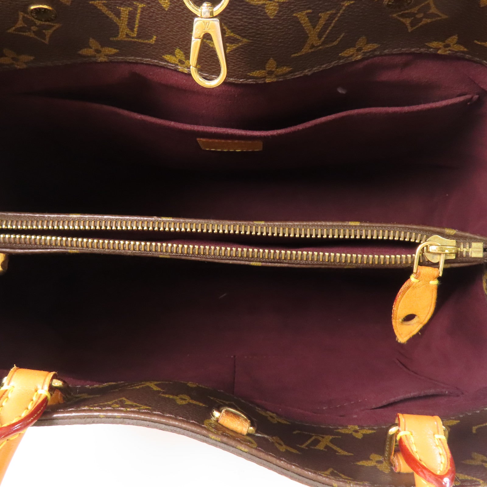 LOUIS VUITTON Monogram Montaigne GM金扣手挽肩背兩用袋
