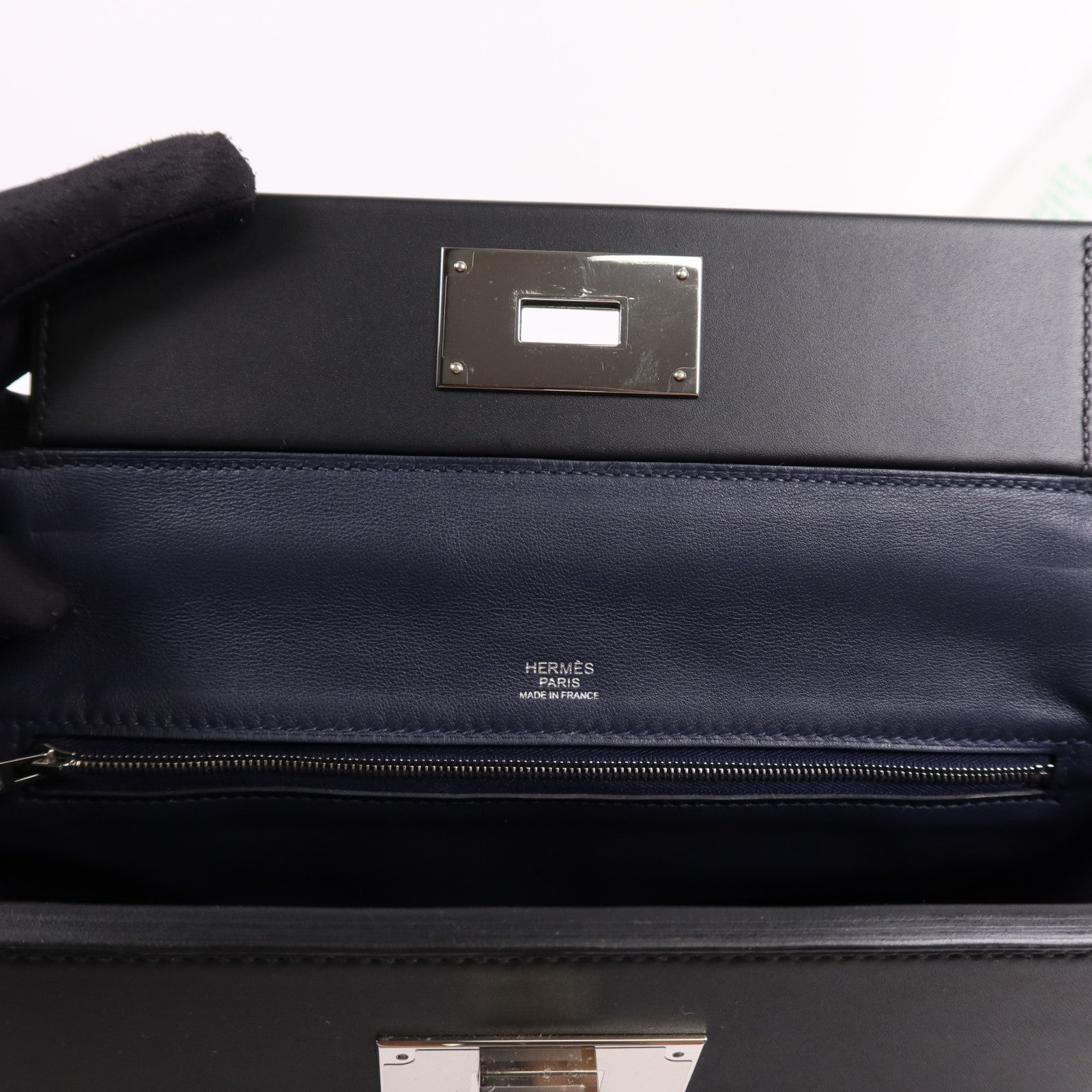 HERMES Togo皮革24/24 29cm銀扣手挽肩背兩用袋Caban