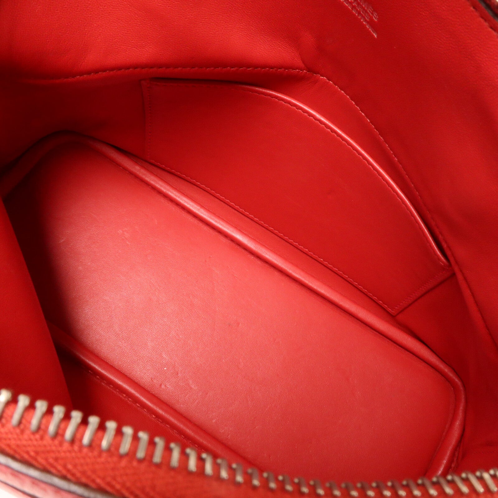 HERMES Epsom皮革Bolide 27手挽肩背兩用袋Rouge Casaque