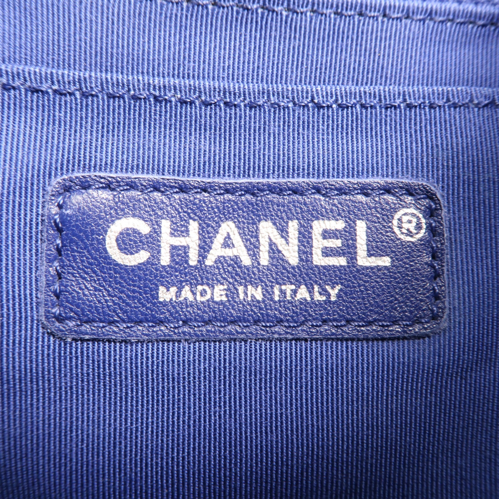 CHANEL 羊皮皮革Backpack銀扣背包