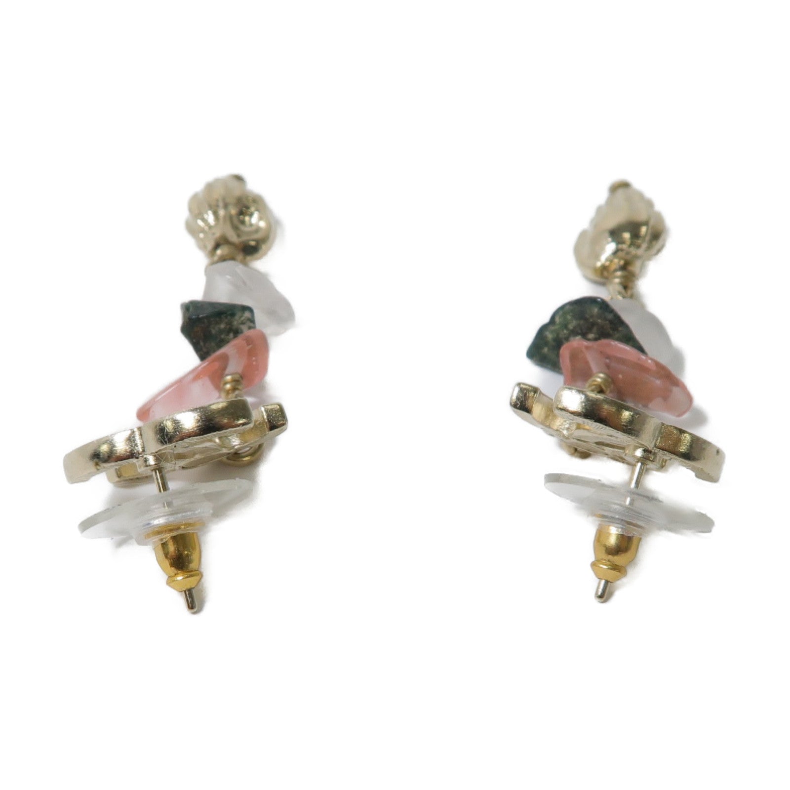 CHANEL 【激減優惠】金屬Earrings耳環金色/黑色/紅色