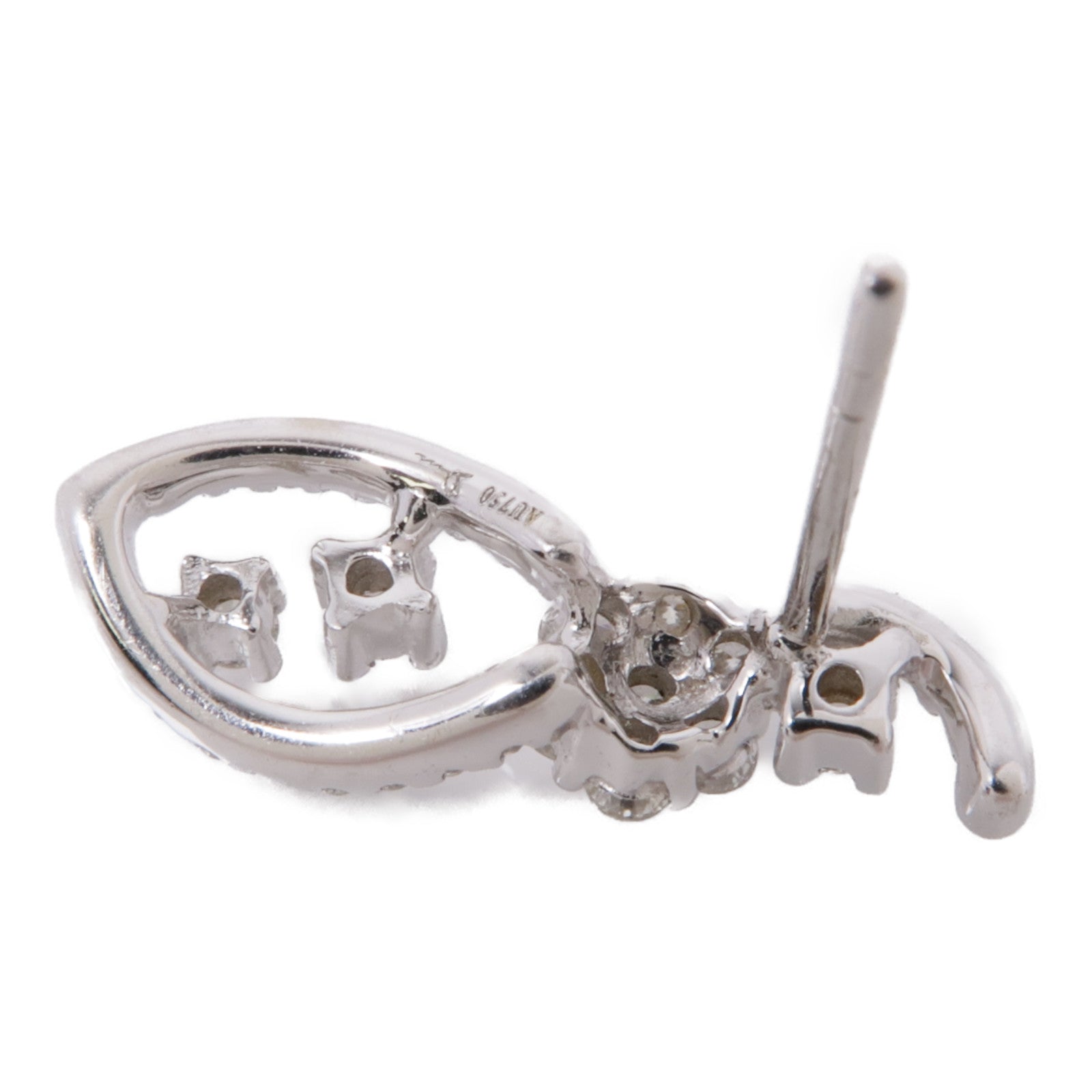 JEWELRY Diamond Earrings 18K White Gold