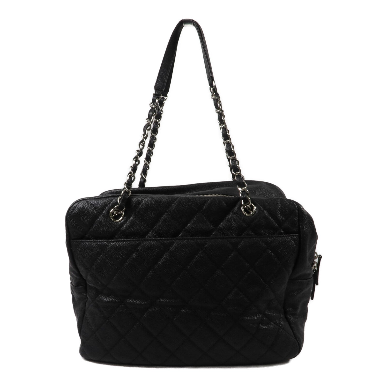 CHANEL 牛皮皮革Chain Shoulder鏈帶肩背袋