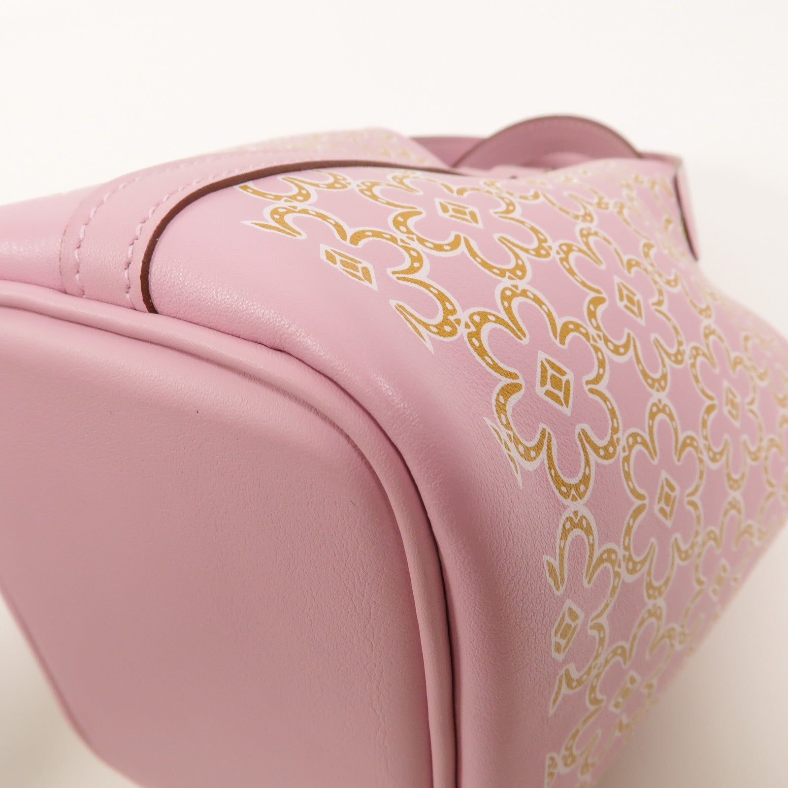 HERMES Swift皮革Picotin Micro Daisy 14手挽袋Mauve Sylvestre