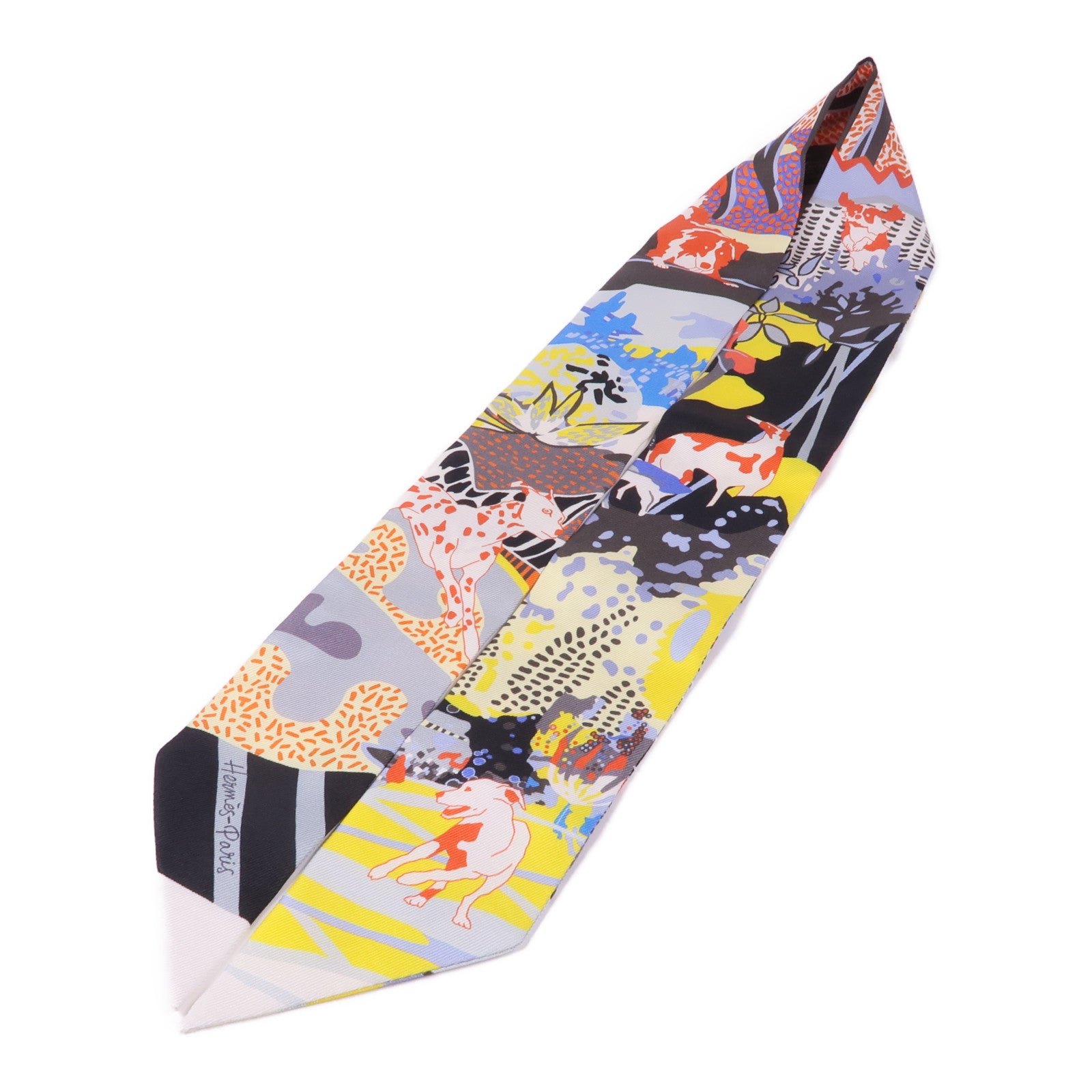 HERMES 絲質Twilly絲巾