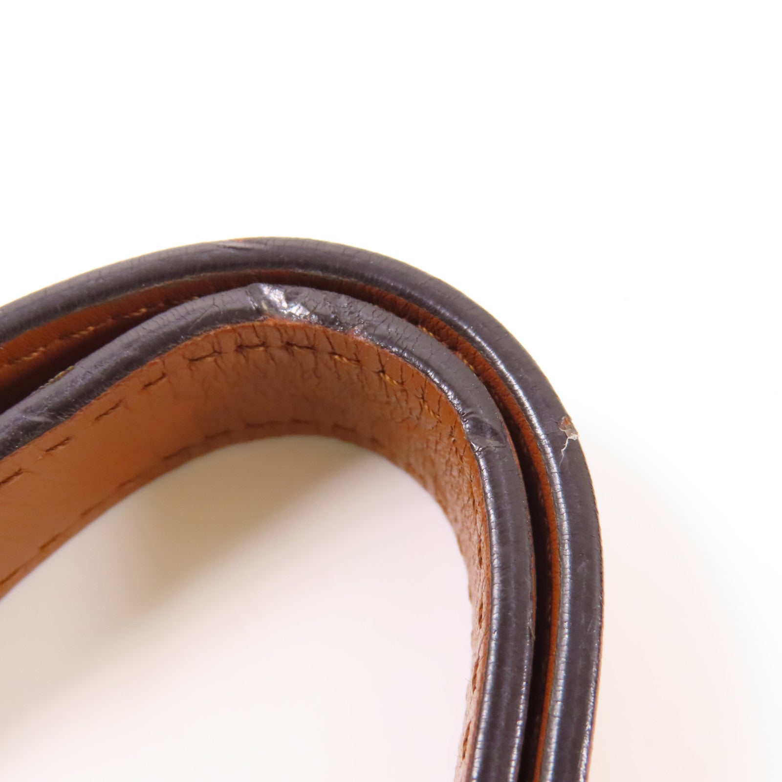 LOUIS VUITTON LV GHW Mini Dauphine Shoulder Bag M44580 Monogram Reverse Brown