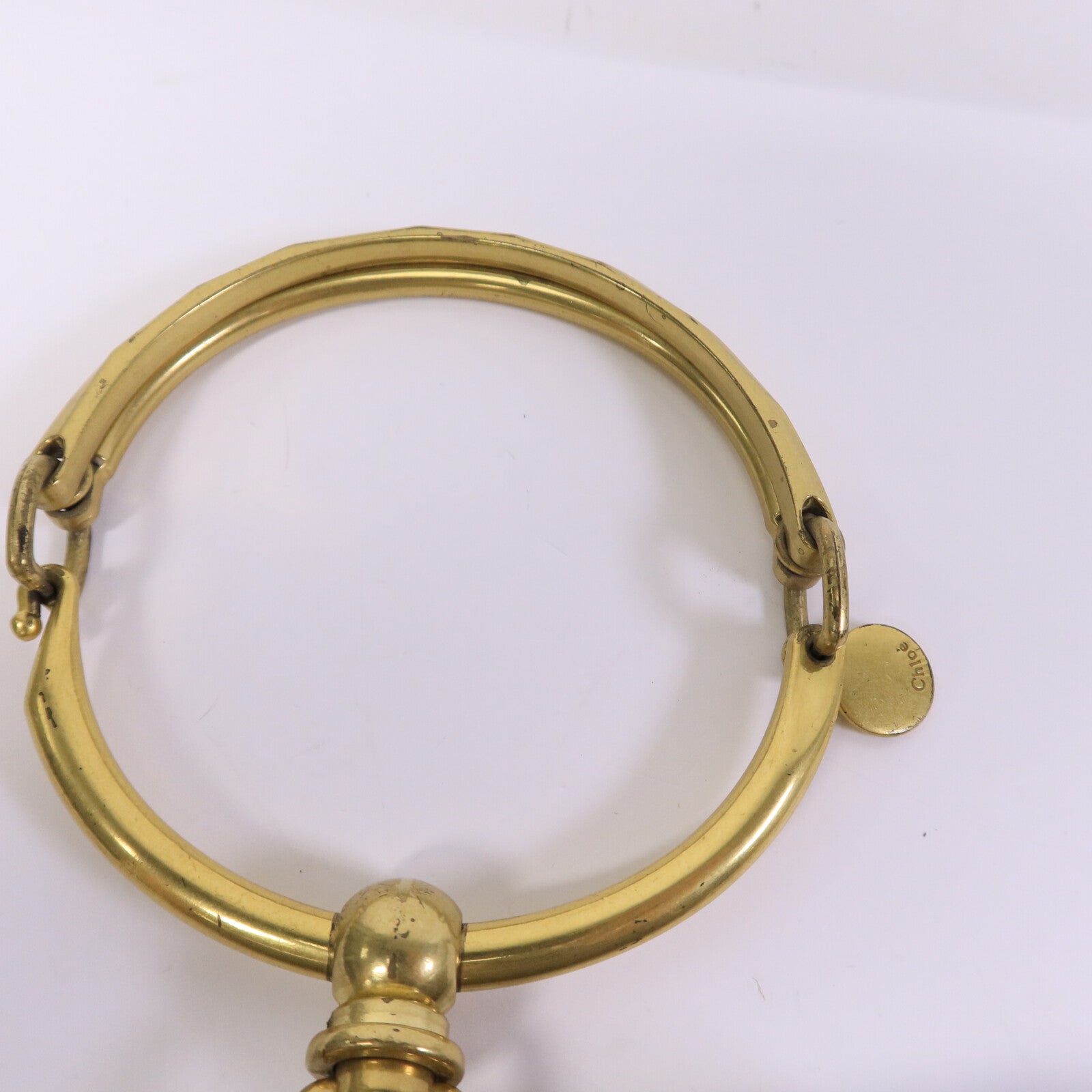 Chloe 牛皮皮革Small Nile Bracelet手挽肩背兩用袋