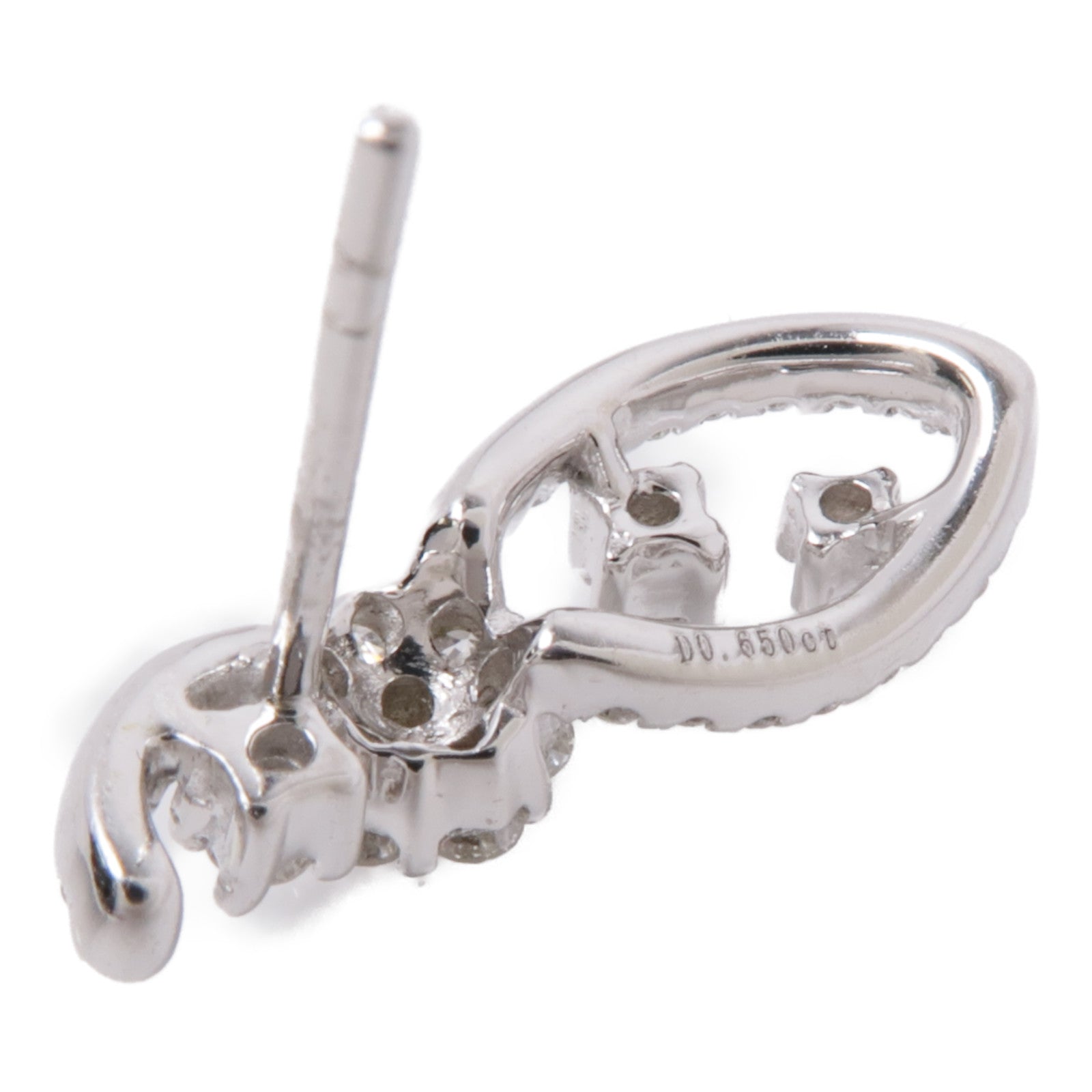 JEWELRY Diamond Earrings 18K White Gold