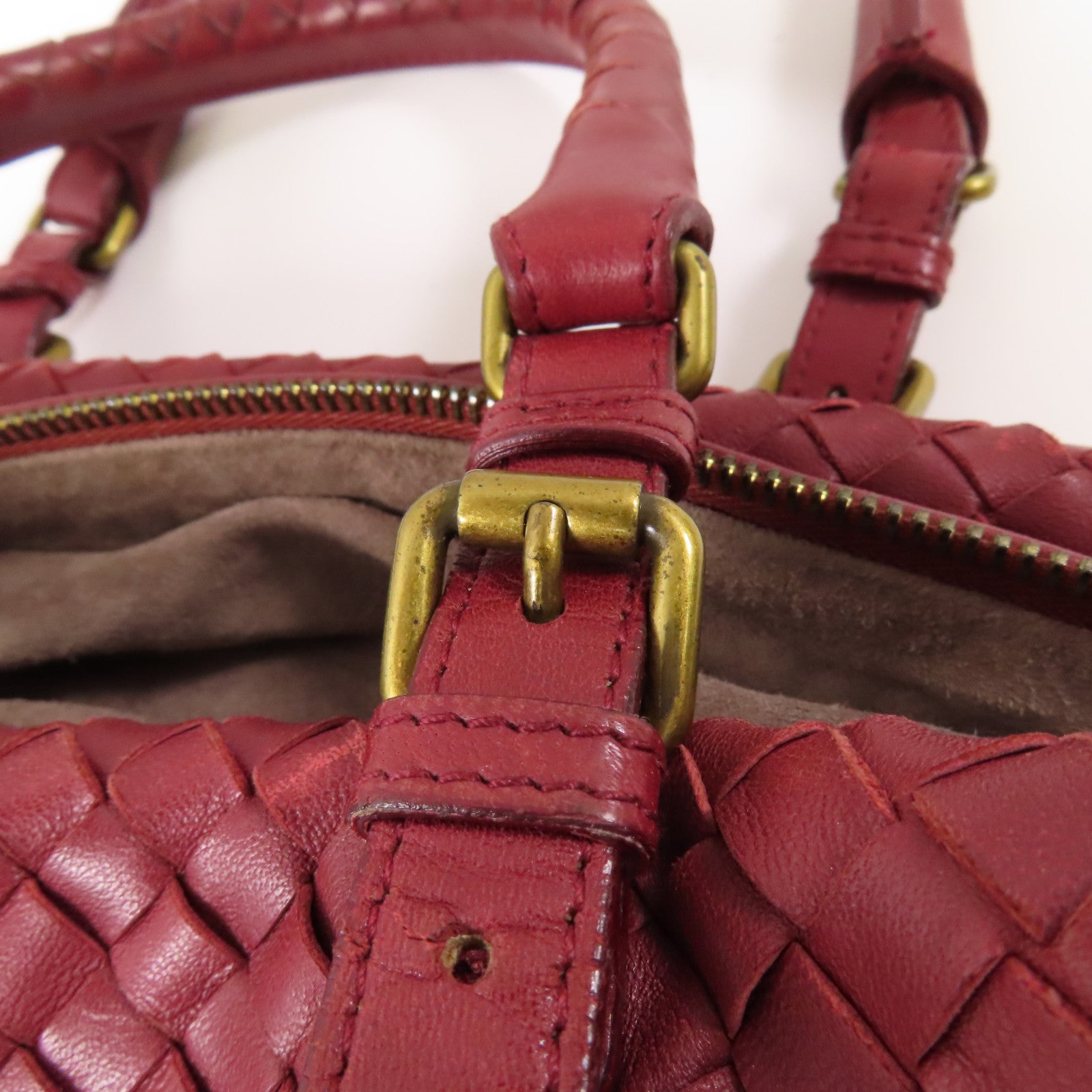 BOTTEGA VENETA 羊皮皮革Shoulder Bag金扣肩背袋