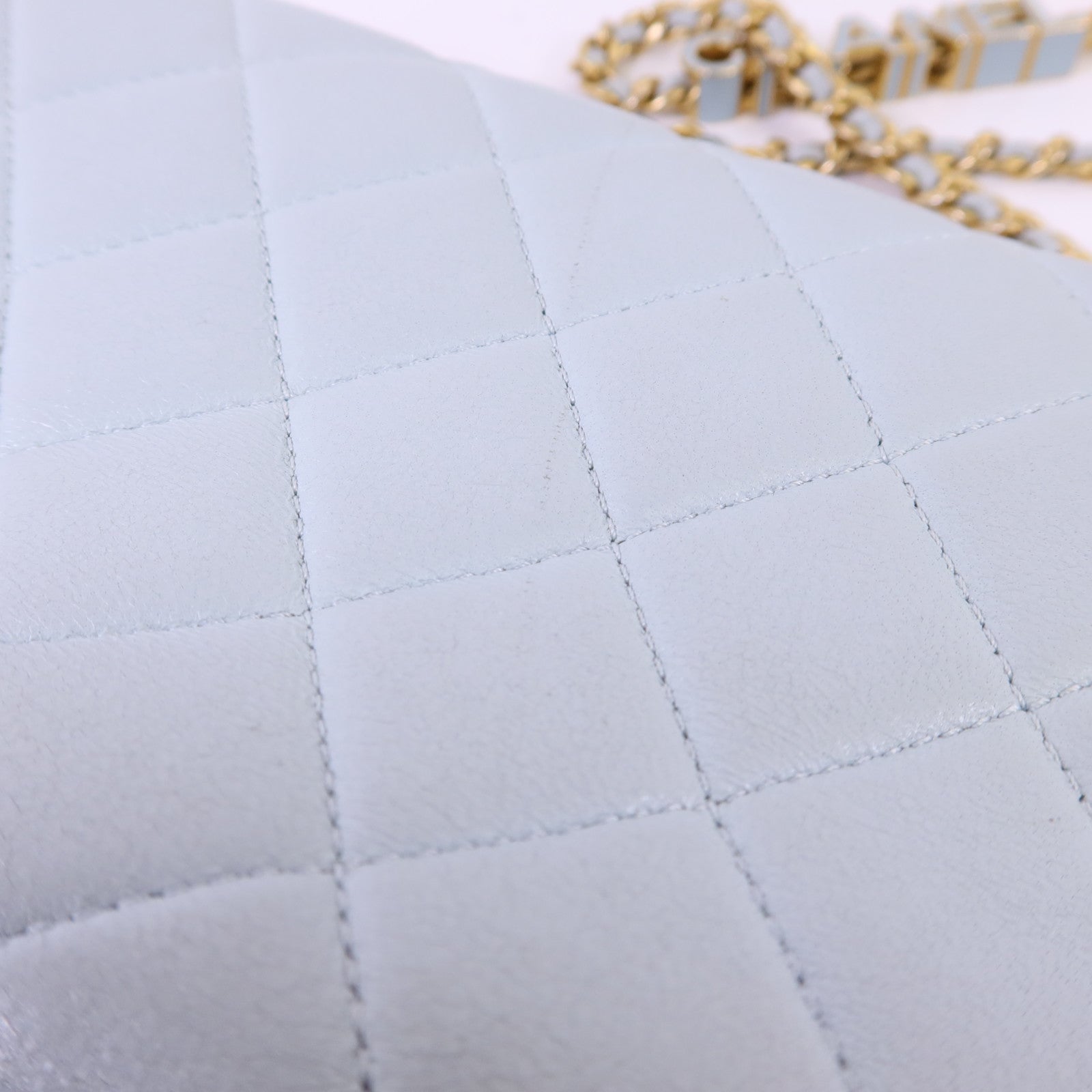 CHANEL 【激減優惠】牛皮皮革Chain Shoulder Bag金扣鏈帶肩背袋
