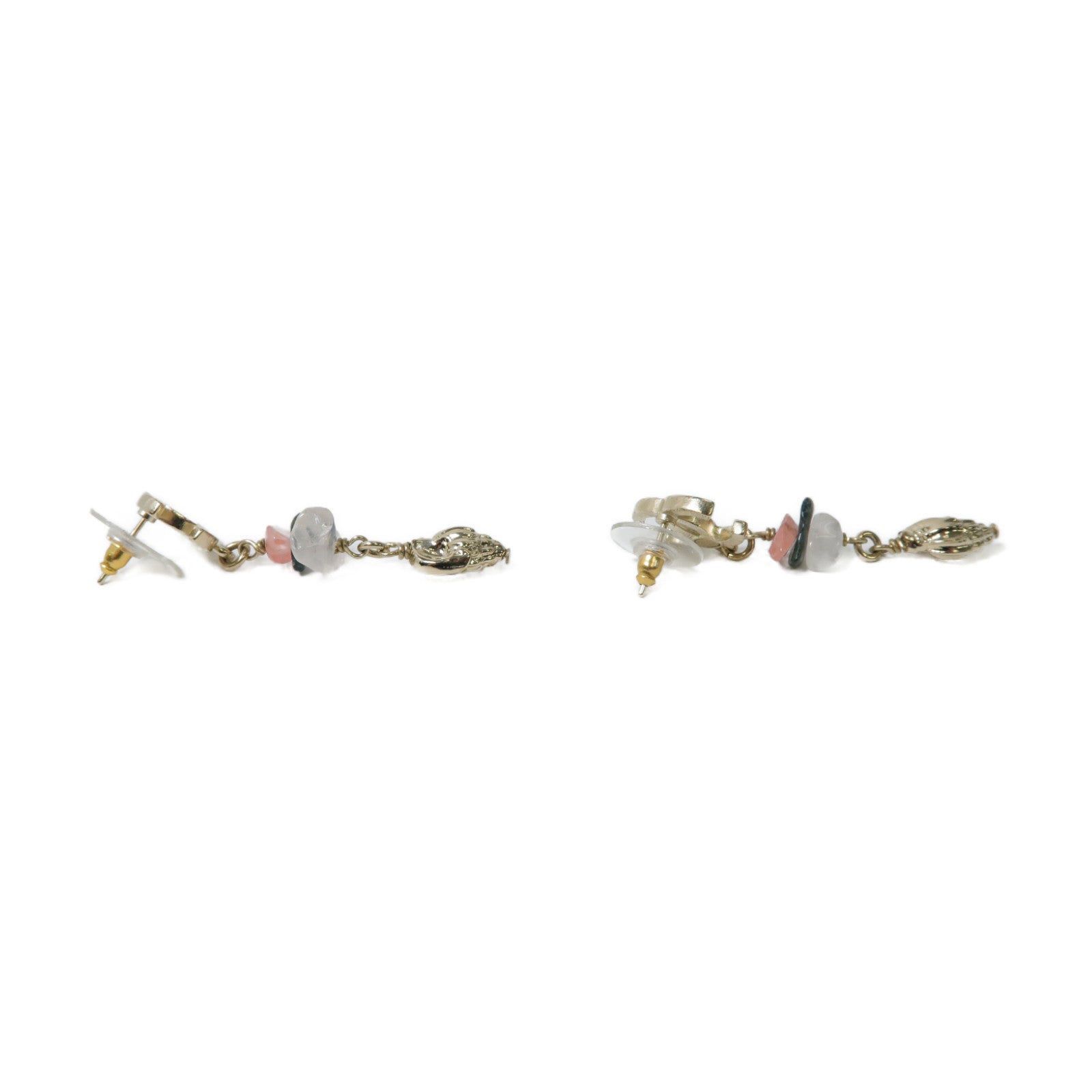 CHANEL 【激減優惠】金屬Earrings耳環金色/黑色/紅色