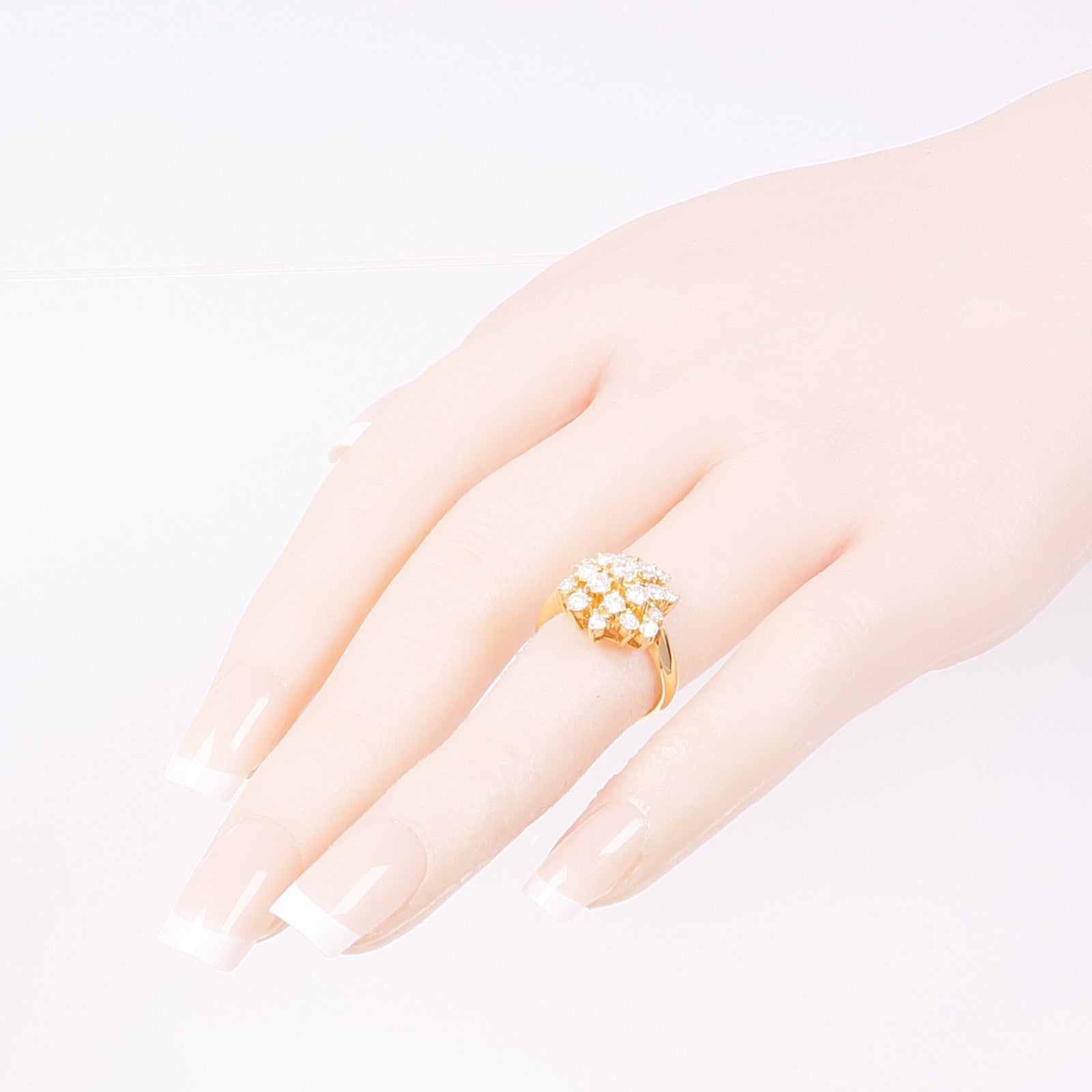 JEWELRY 18K黃金Diamond Ring鑽石戒指US#4.5