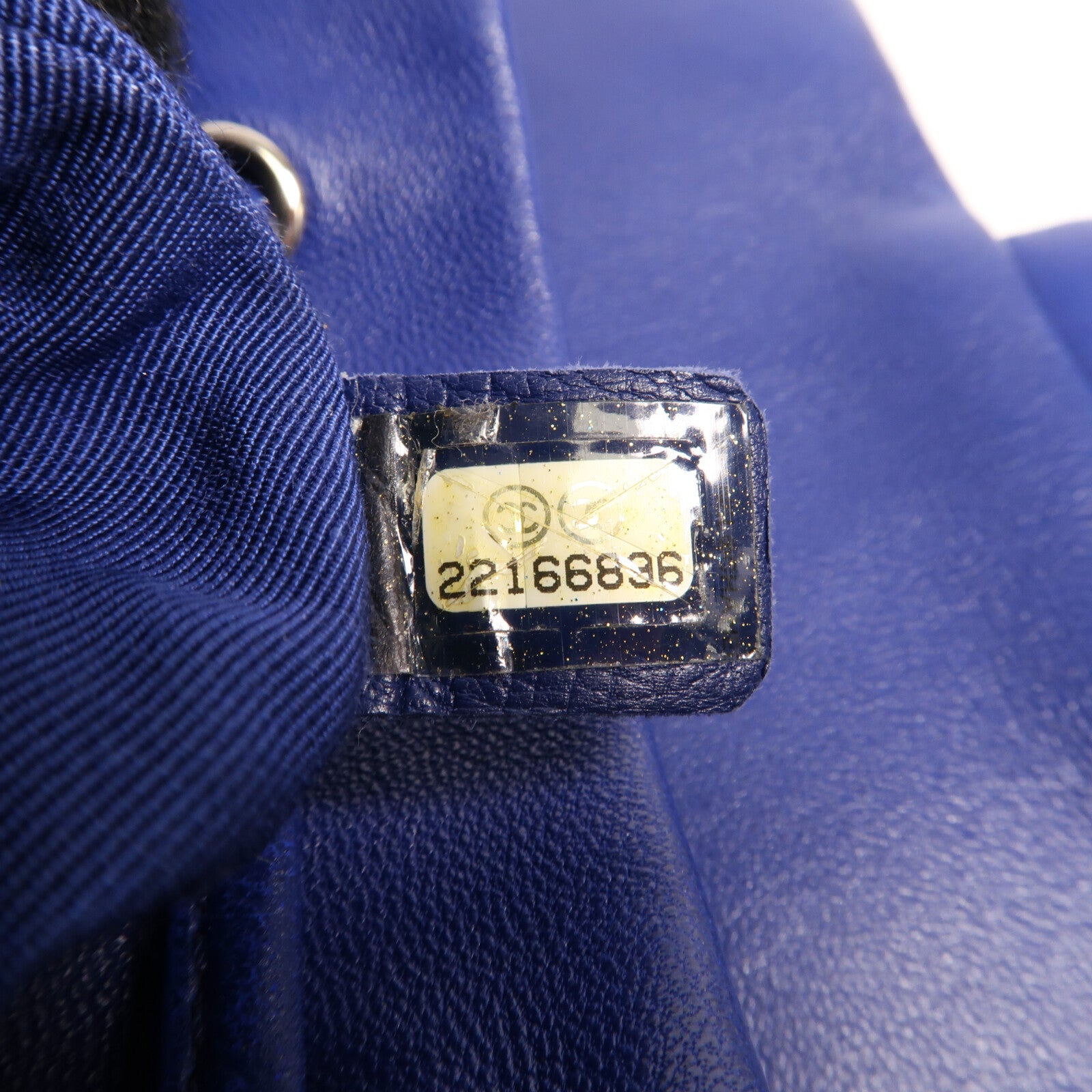 CHANEL 羊皮皮革Backpack銀扣背包