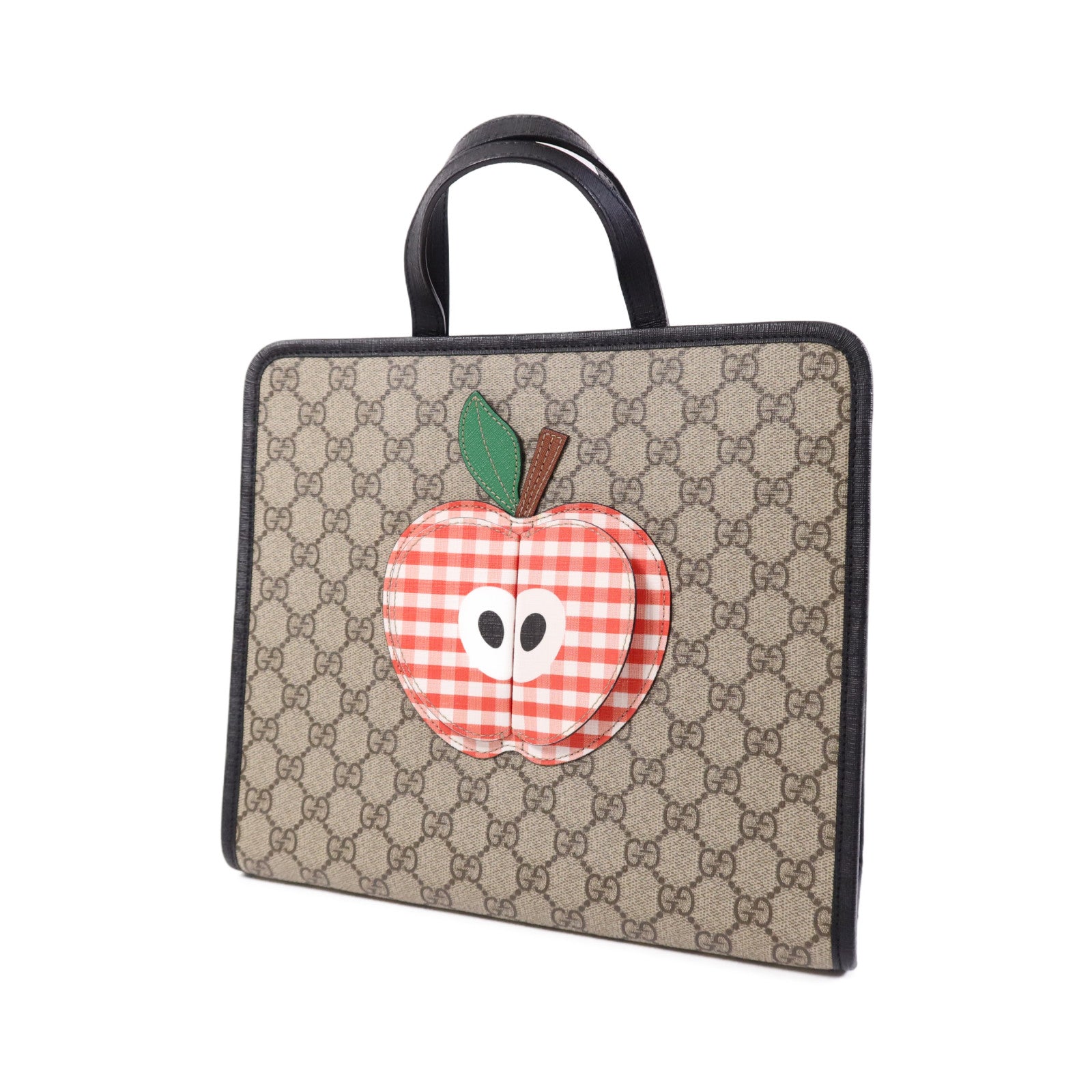 GUCCI 【激減優惠】塗層帆布Tote Bag銀扣手挽袋