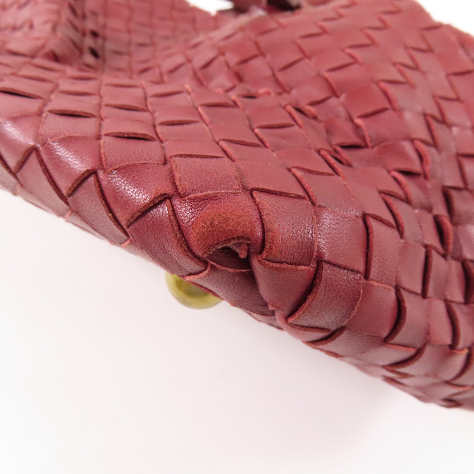 BOTTEGA VENETA 羊皮皮革Shoulder Bag金扣肩背袋