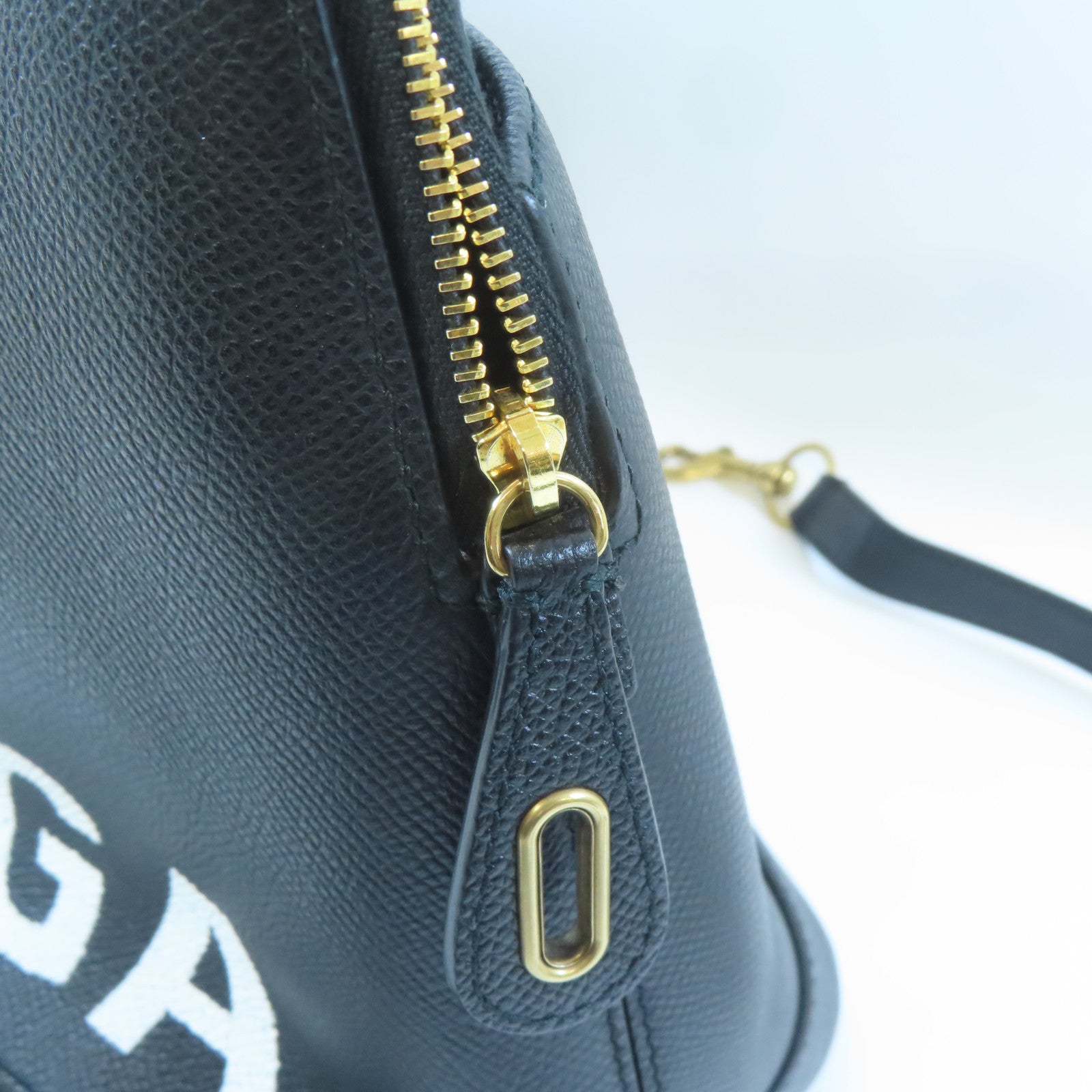 BALENCIAGA 牛皮皮革Ville Top Handle Bag金扣手挽肩背兩用袋黑色