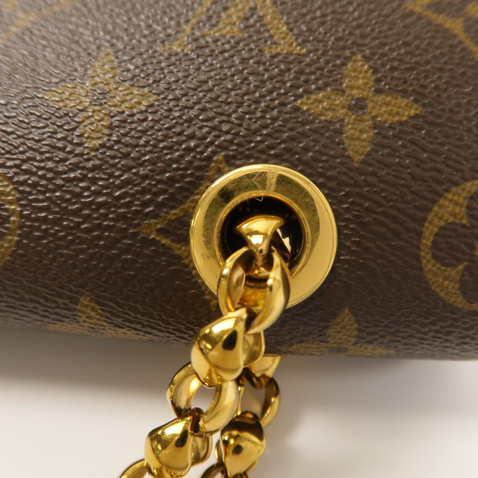 LOUIS VUITTON Monogram Victoire金扣鏈帶肩背袋