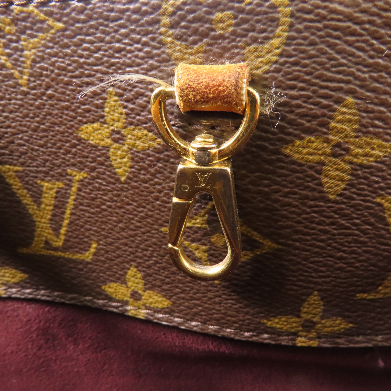 LOUIS VUITTON Monogram Montaigne GM金扣手挽肩背兩用袋