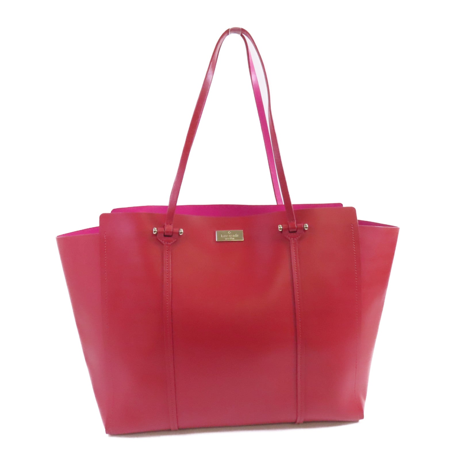 Kate Spade 【激減優惠】牛皮皮革Tote Bag金扣肩背袋
