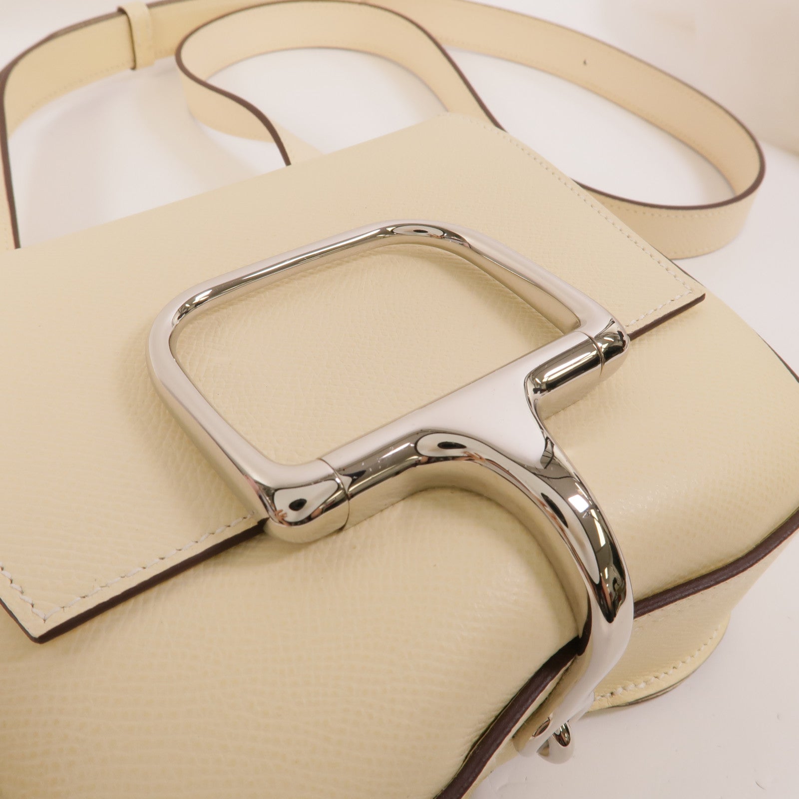 HERMES Epsom皮革Della Cavalleria Mini肩背袋Nata
