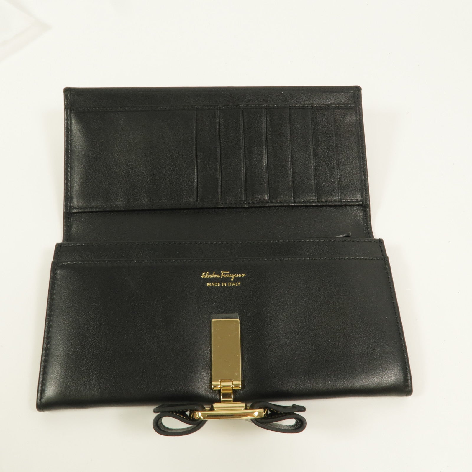 Salvatore Ferragamo 牛皮皮革Vara Bow Wallet長錢包