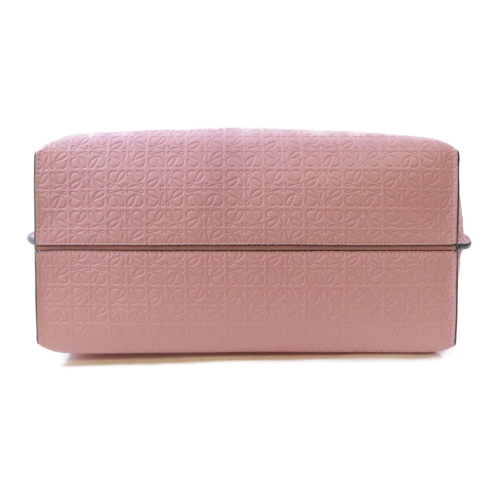 LOEWE 【激減優惠】牛皮皮革Shoulder Tote肩背袋/手挽袋粉紅色