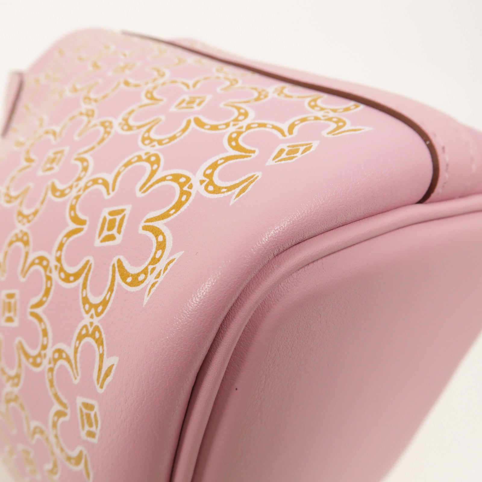 HERMES Swift皮革Picotin Micro Daisy 14手挽袋Mauve Sylvestre