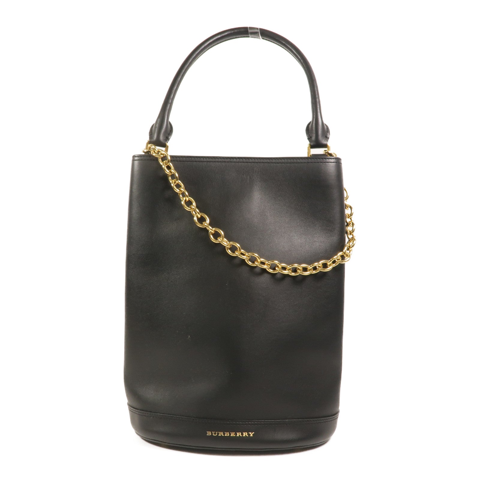 BURBERRY 牛皮皮革Prorsum Bucket Bag鏈帶手挽肩背兩用袋