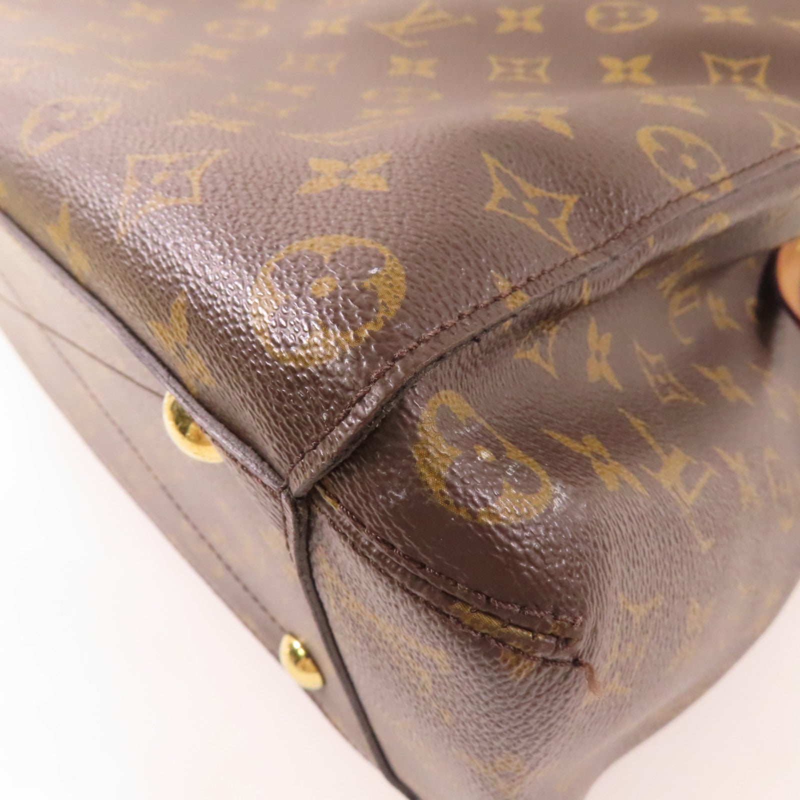 LOUIS VUITTON Monogram Montaigne GM金扣手挽肩背兩用袋