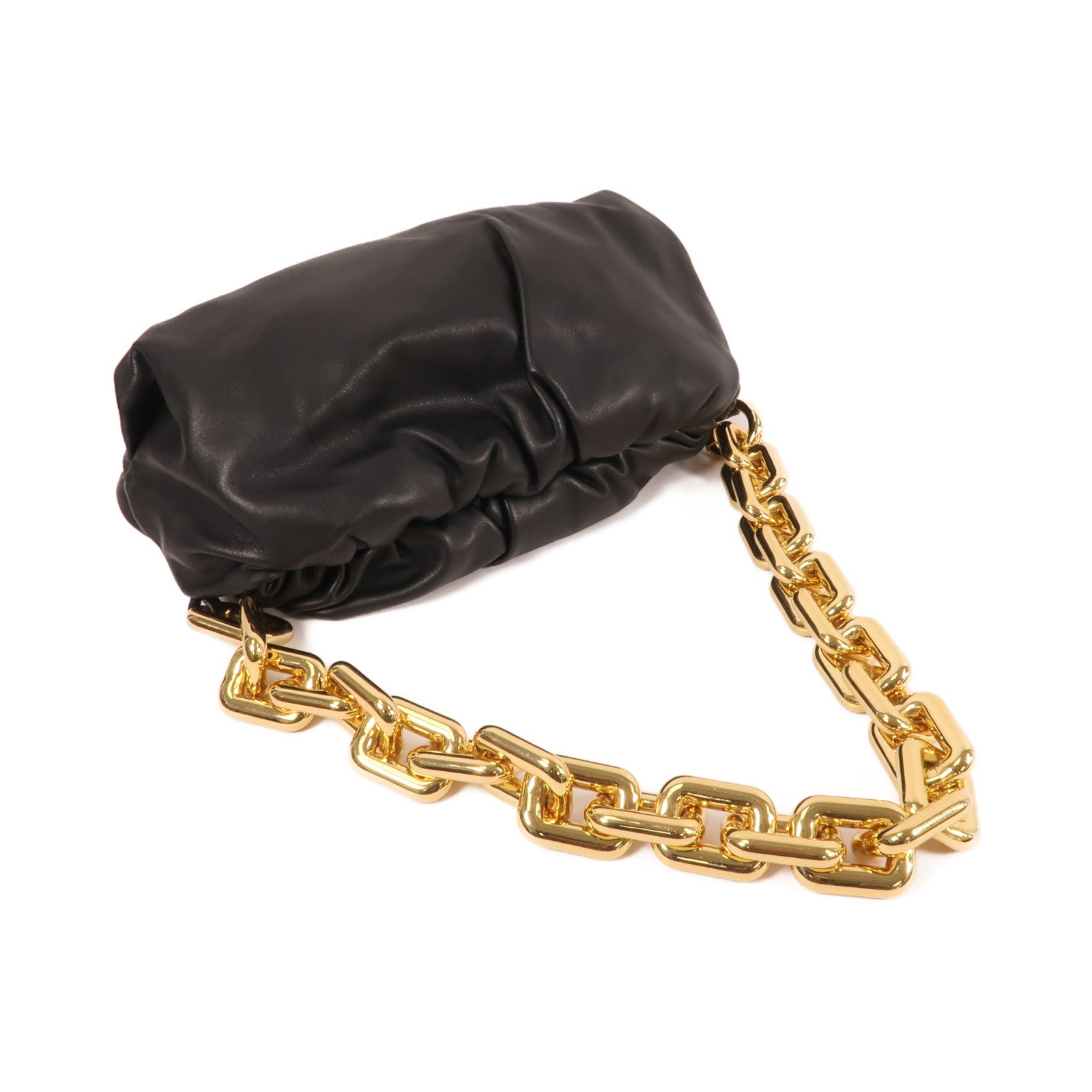 BOTTEGA VENETA 牛皮皮革The chain Pouch金扣鏈帶肩背袋