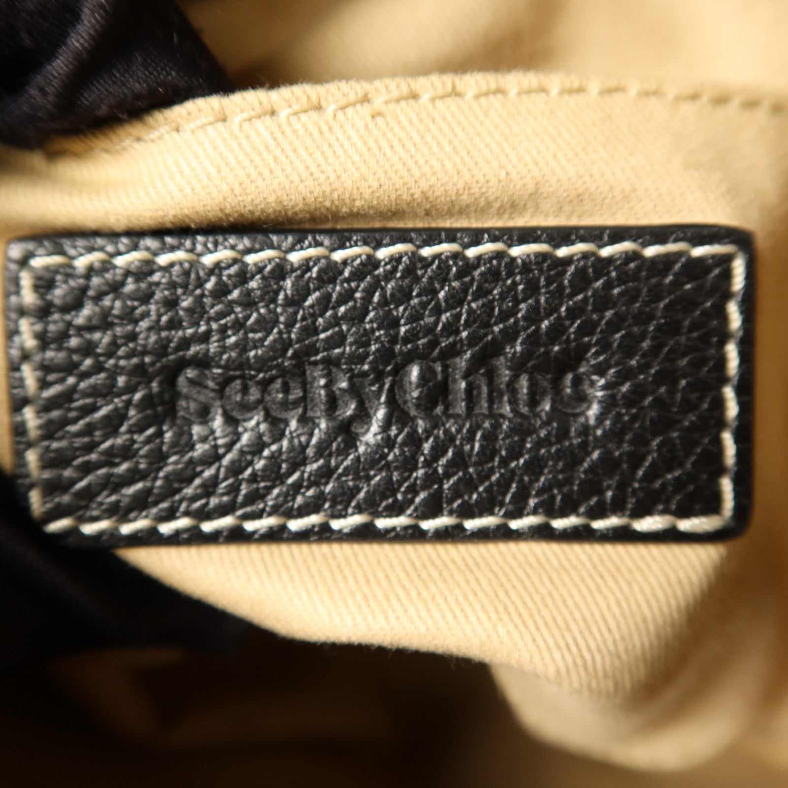 SEE BY CHLOE 牛皮皮革2 Way Shoulder Bag金扣手挽肩背兩用袋