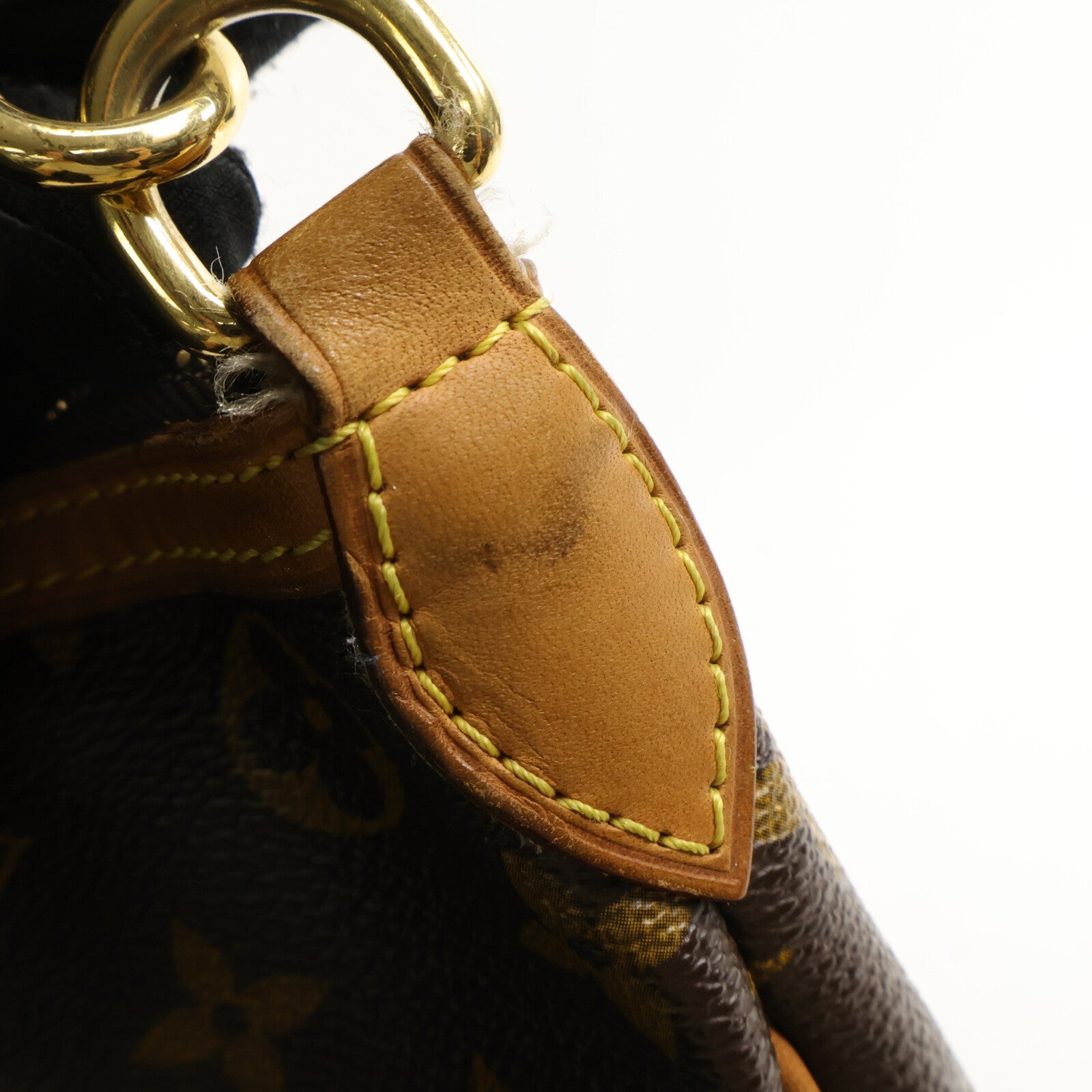 LOUIS VUITTON Monogram Palermo PM金扣手挽肩背兩用袋棕色
