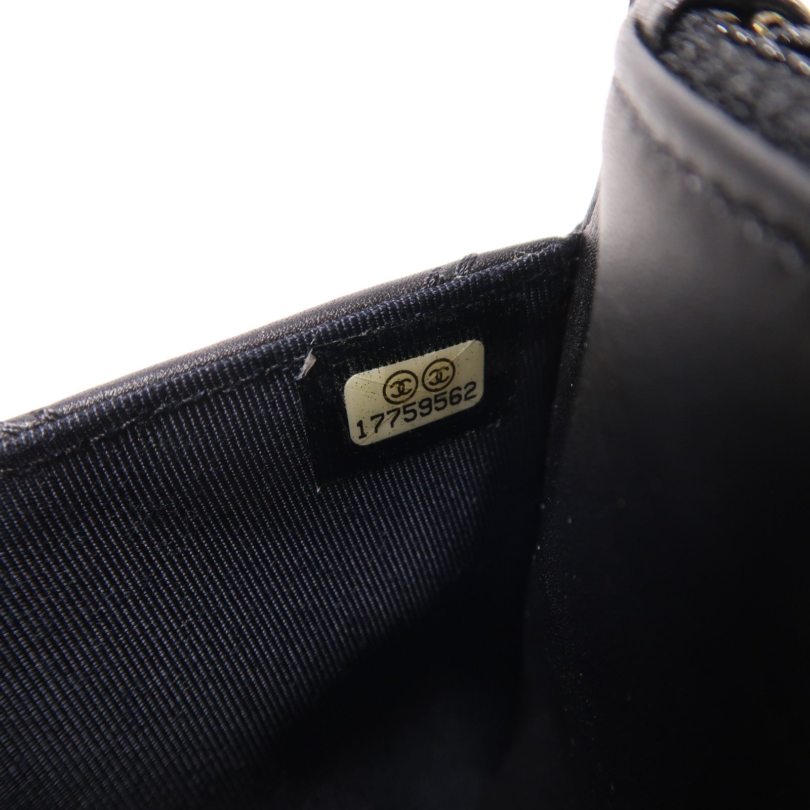 CHANEL 牛皮皮革WOC Wallet On Chain銀扣鏈帶肩背袋