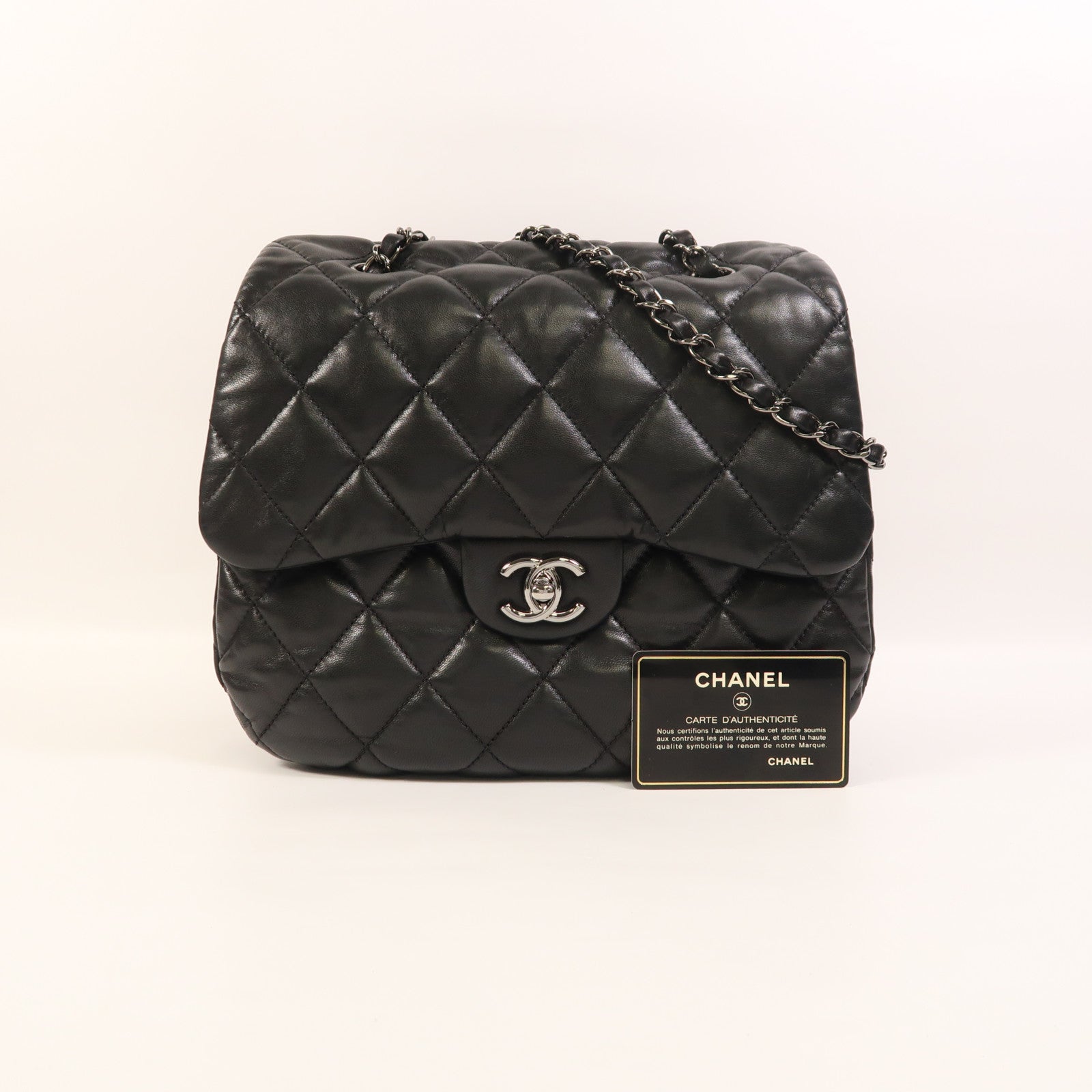 CHANEL 【激減優惠】皮革Chain Shoulder鏈帶肩背袋