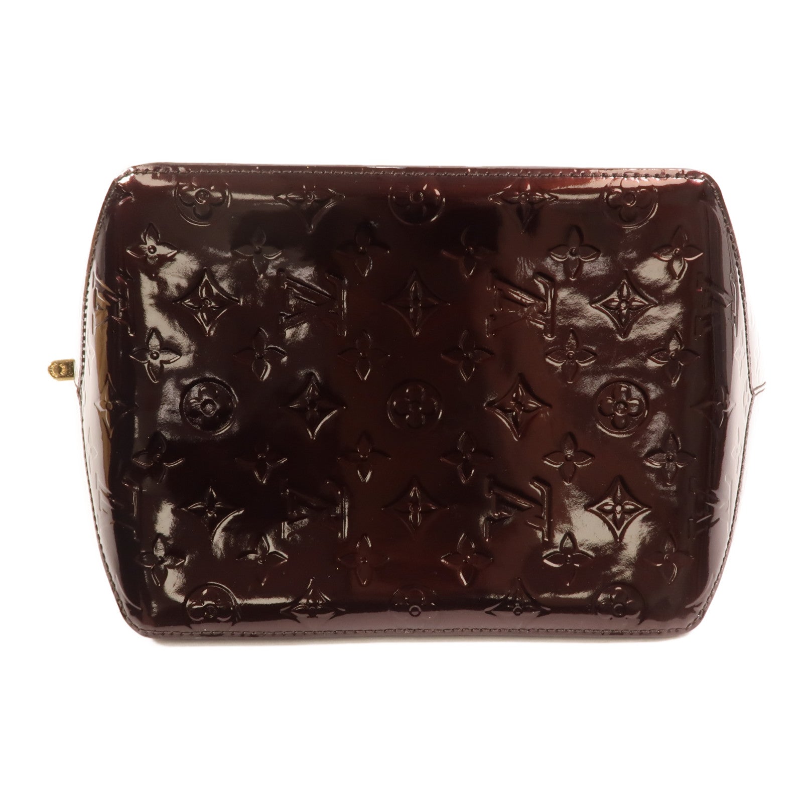 LOUIS VUITTON Mono-Vernis Bellevue PM金扣手挽袋