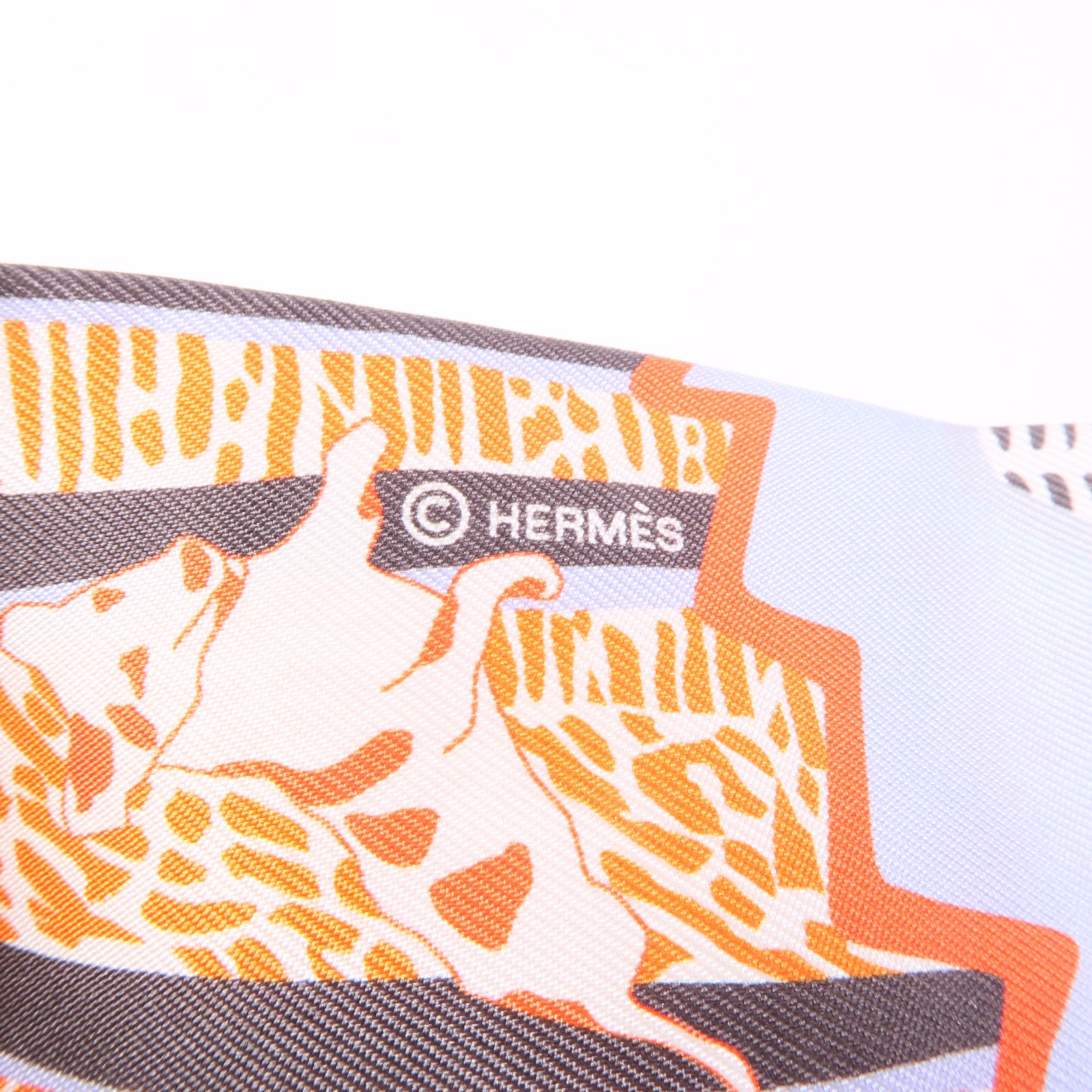 HERMES 絲質Twilly絲巾