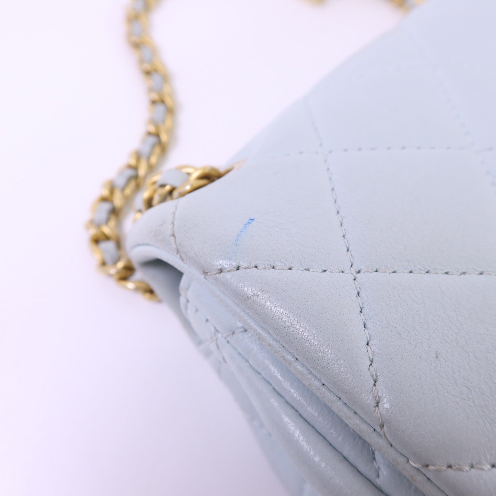 CHANEL 【激減優惠】牛皮皮革Chain Shoulder Bag金扣鏈帶肩背袋