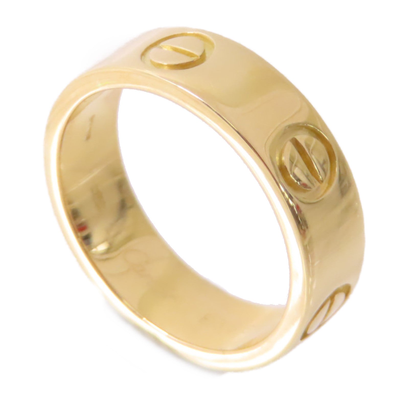 CARTIER 18K黃金Love Ring戒指Cartier#53/US#6.25