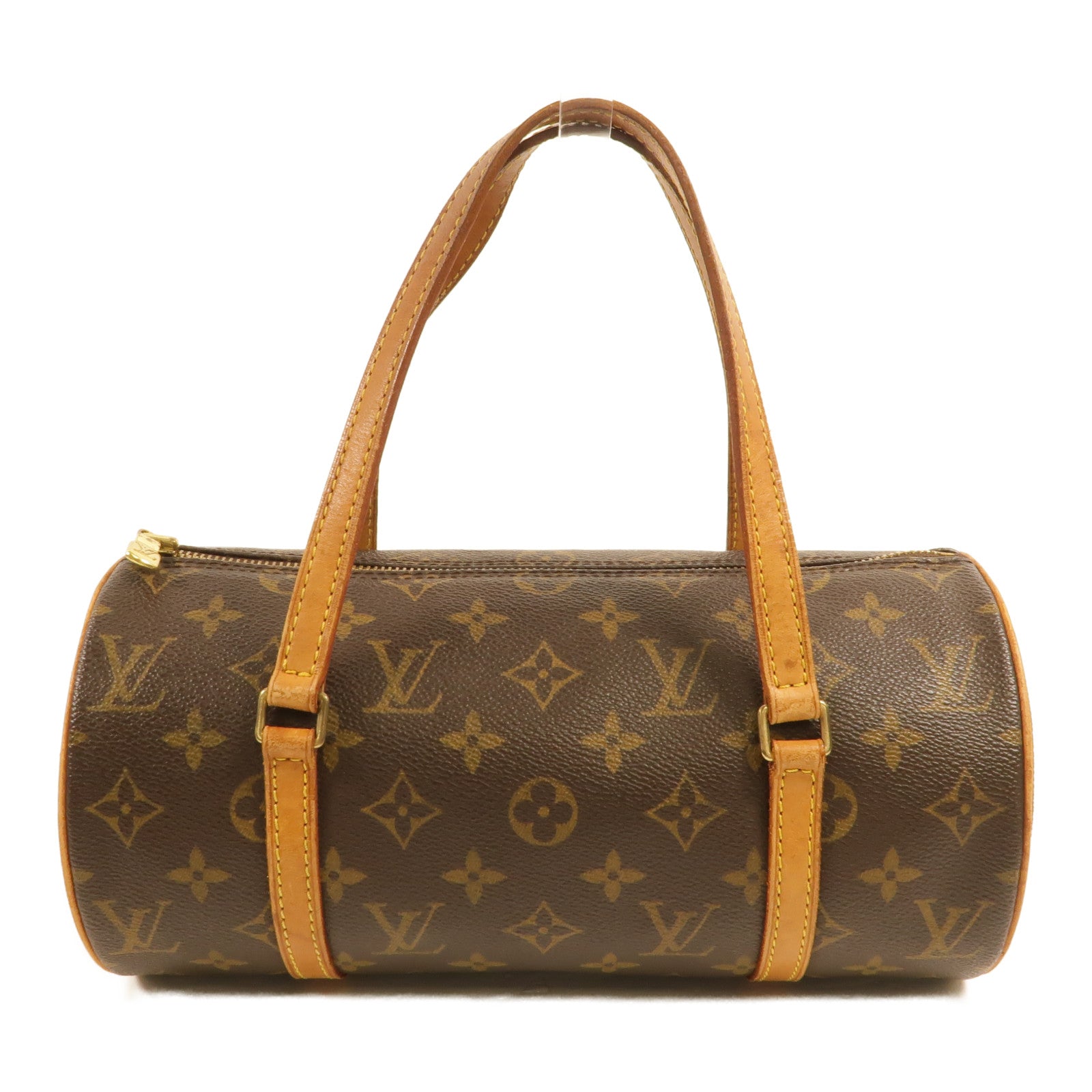 LOUIS VUITTON Monogram Papillon PM金扣手挽袋