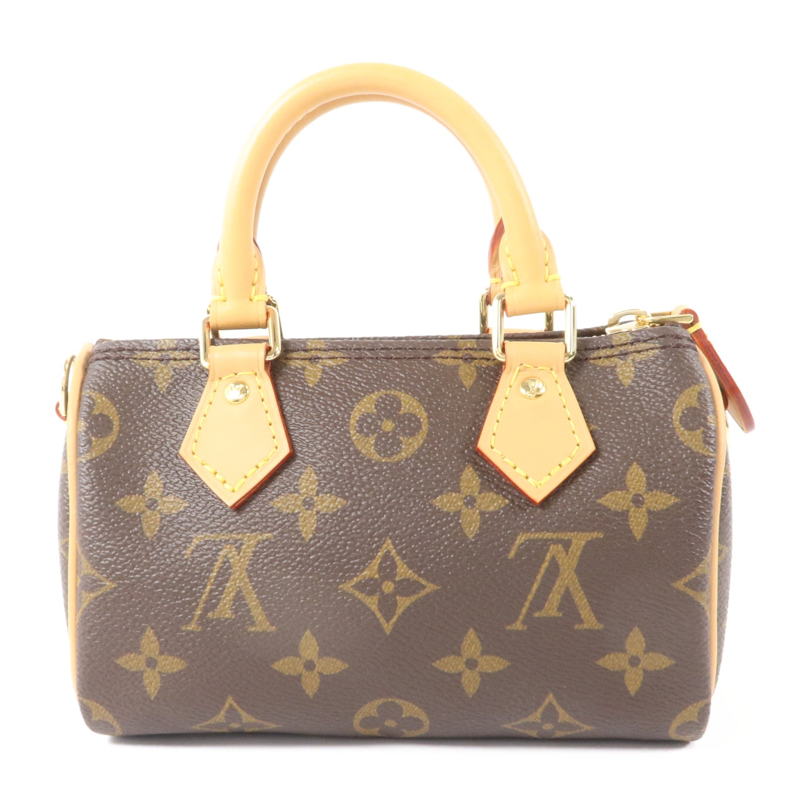 LOUIS VUITTON Monogram Nano Speedy手挽肩背兩用袋